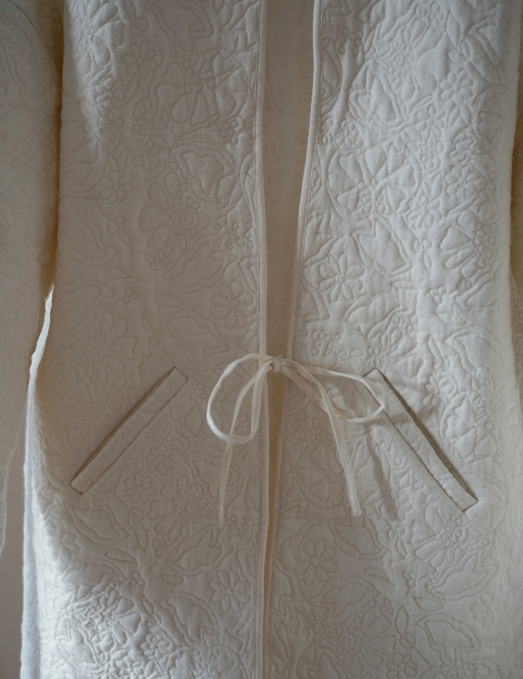 LENA Quilted Wool Jacket ・ Ivory