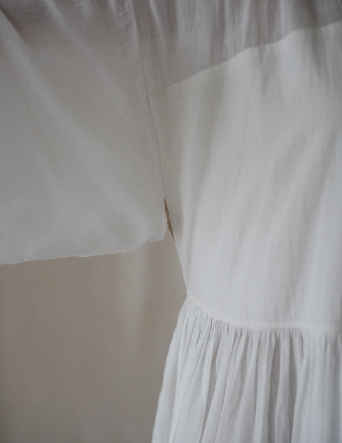 Anais Khadi Dress・White