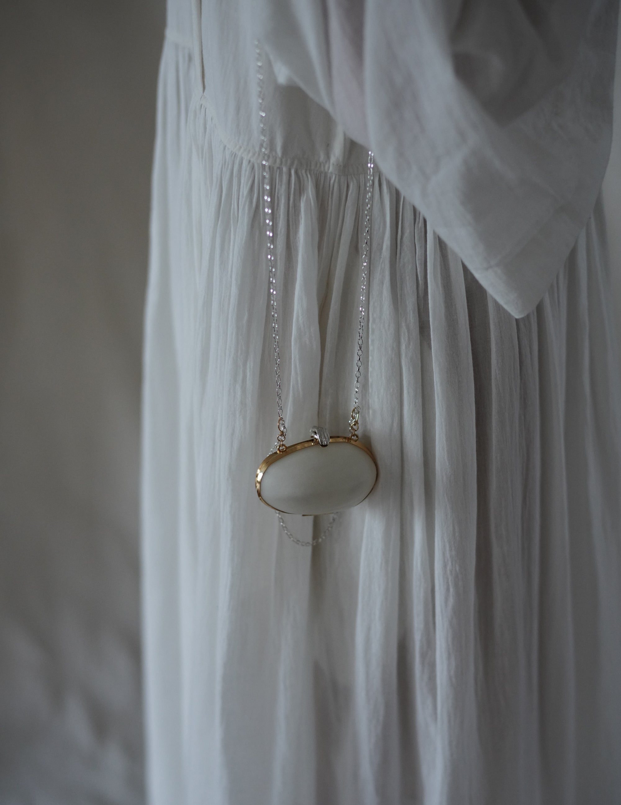 Limosnera Box Pendant Necklace