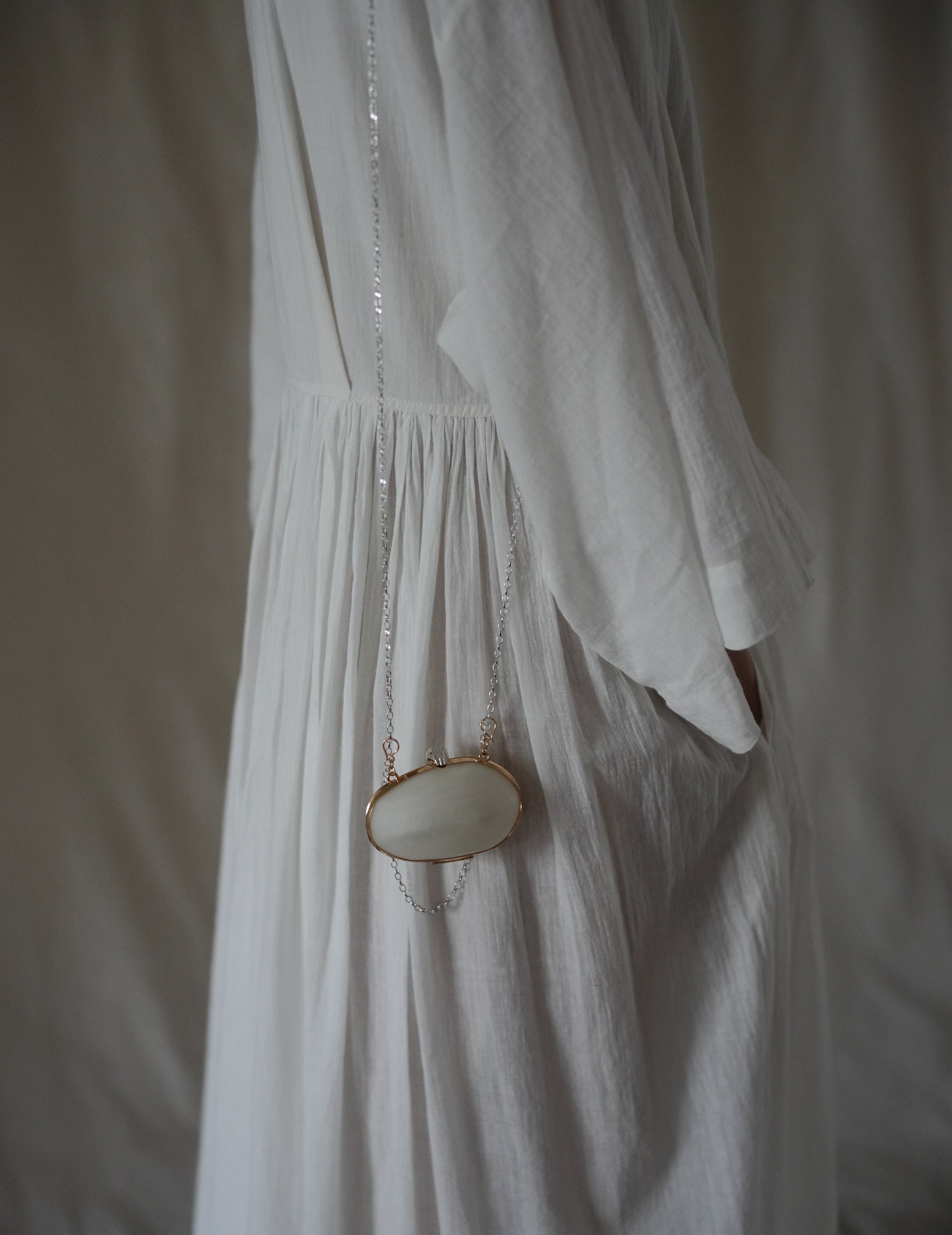 Limosnera Box Pendant Necklace