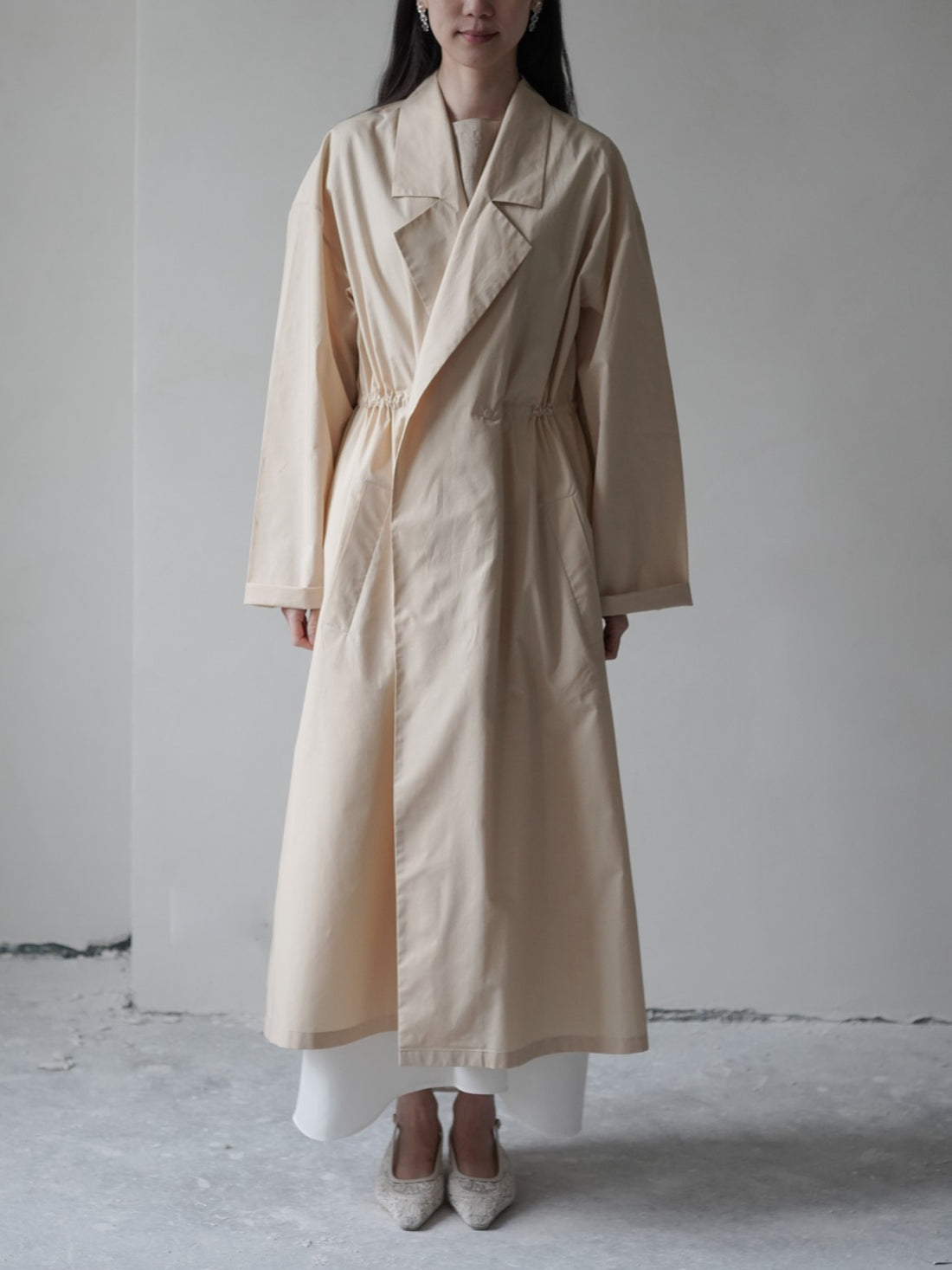 Poplin Trench Coat