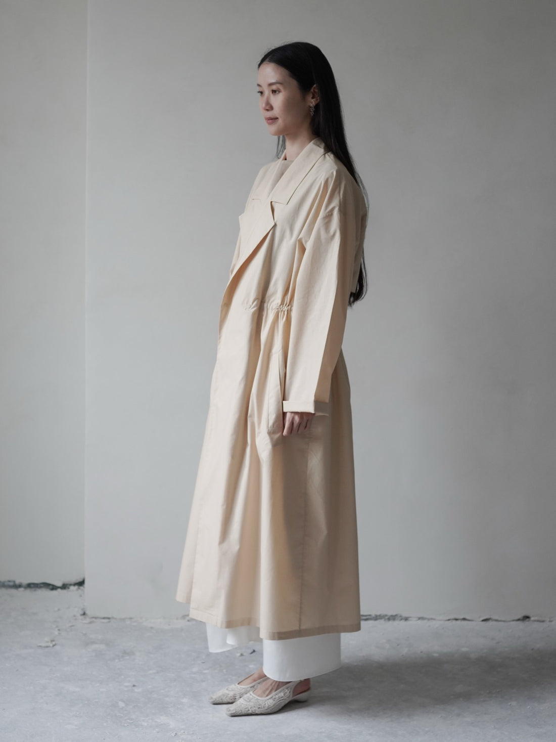 Poplin Trench Coat
