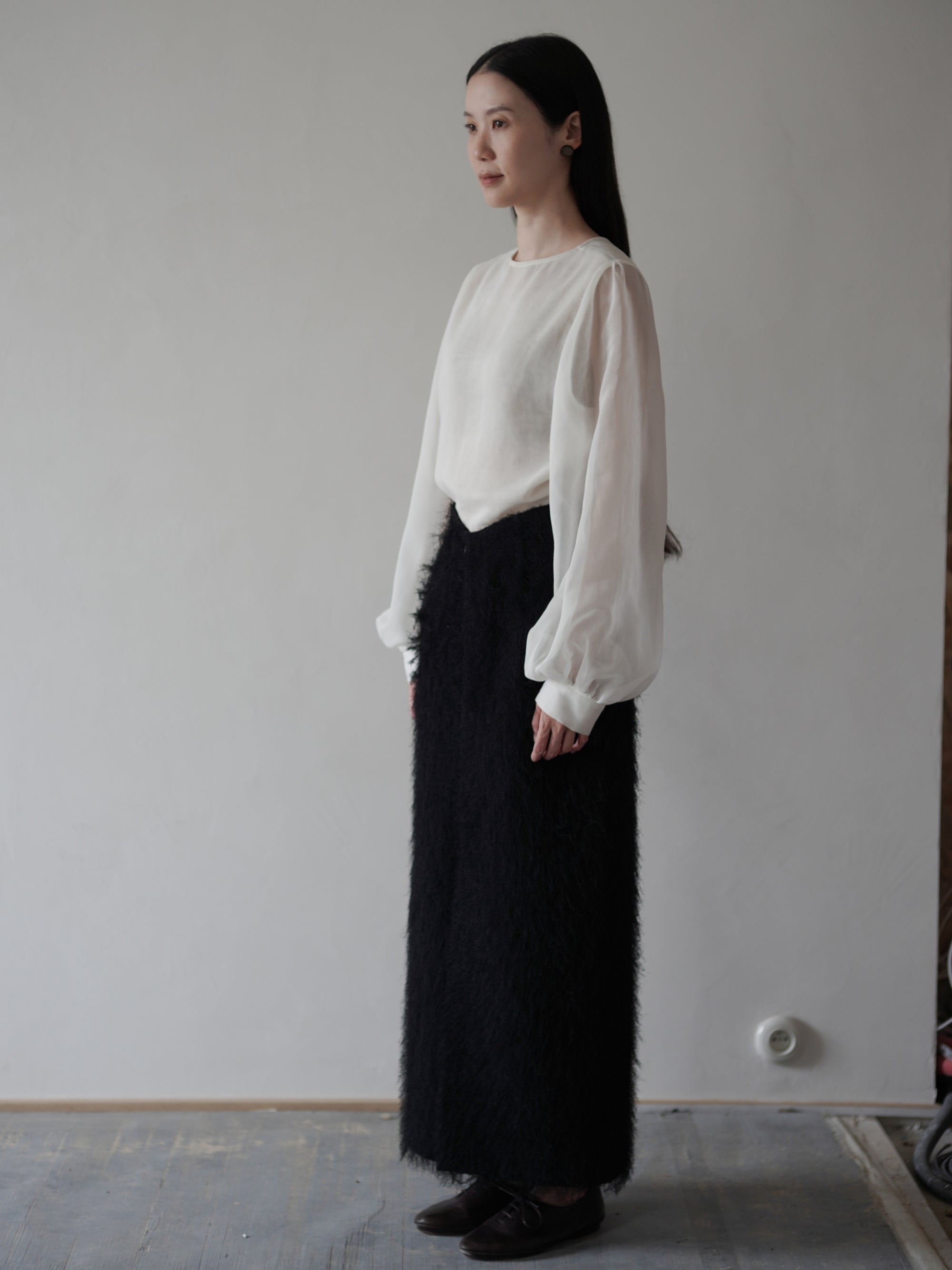 All-Over Fringe Skirt・Black