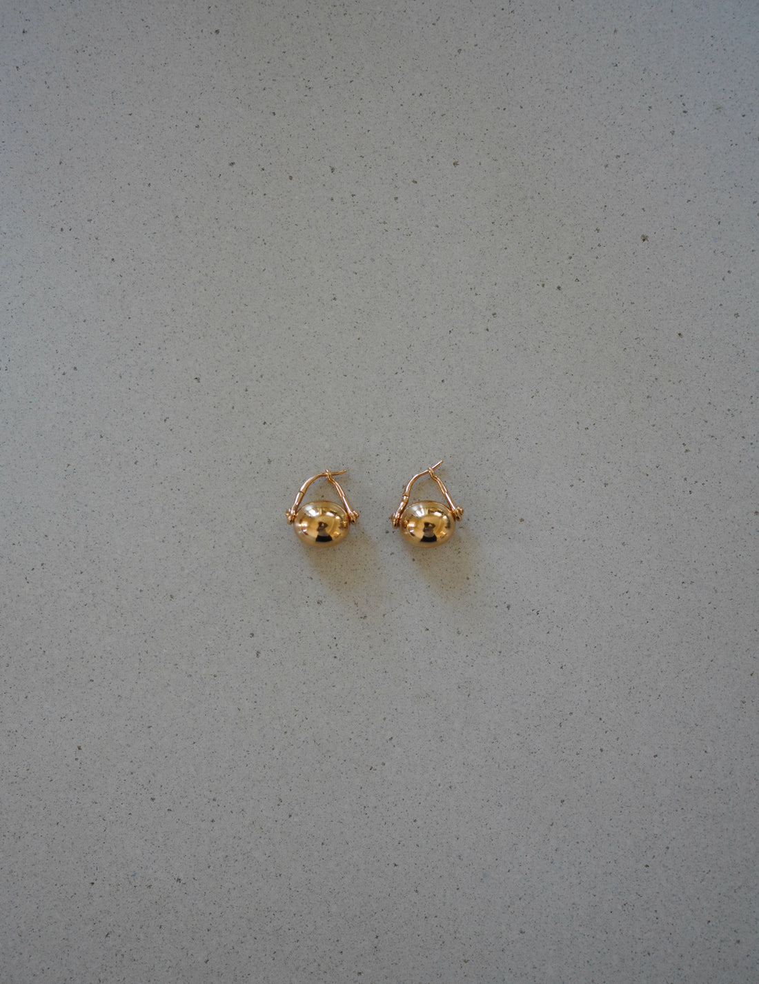 Annika Inez | Ellipse Earrings Gold - Gold
