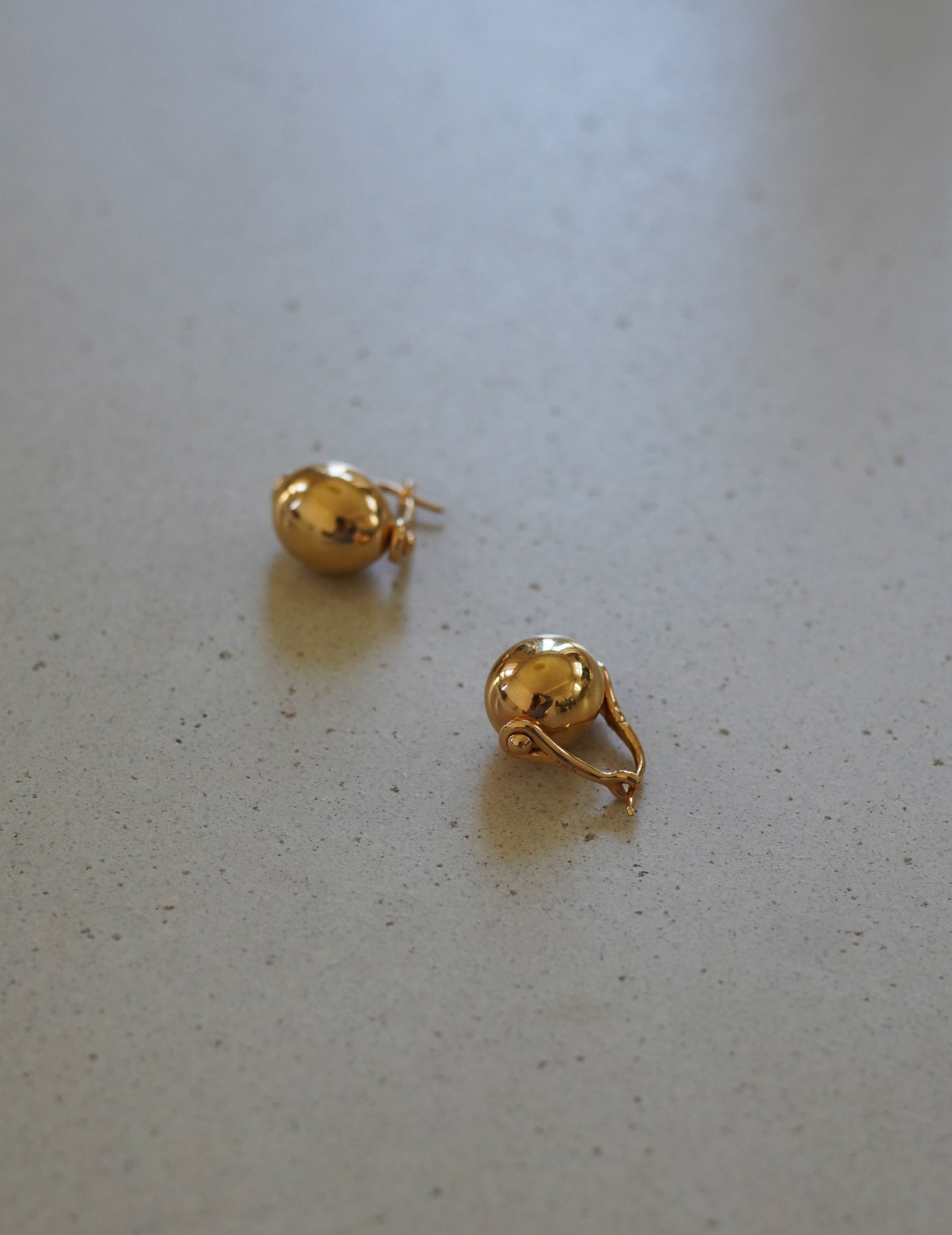 Ellipse Earrings Gold - Gold