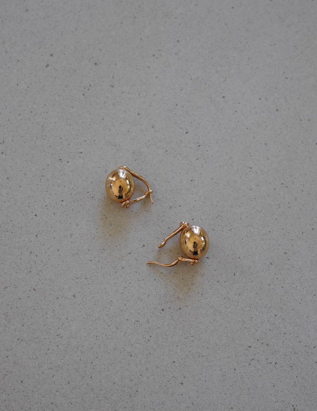 Annika Inez | Ellipse Earrings Gold - Gold