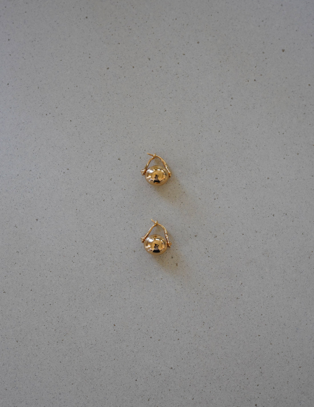 Annika Inez | Ellipse Earrings Gold - Gold