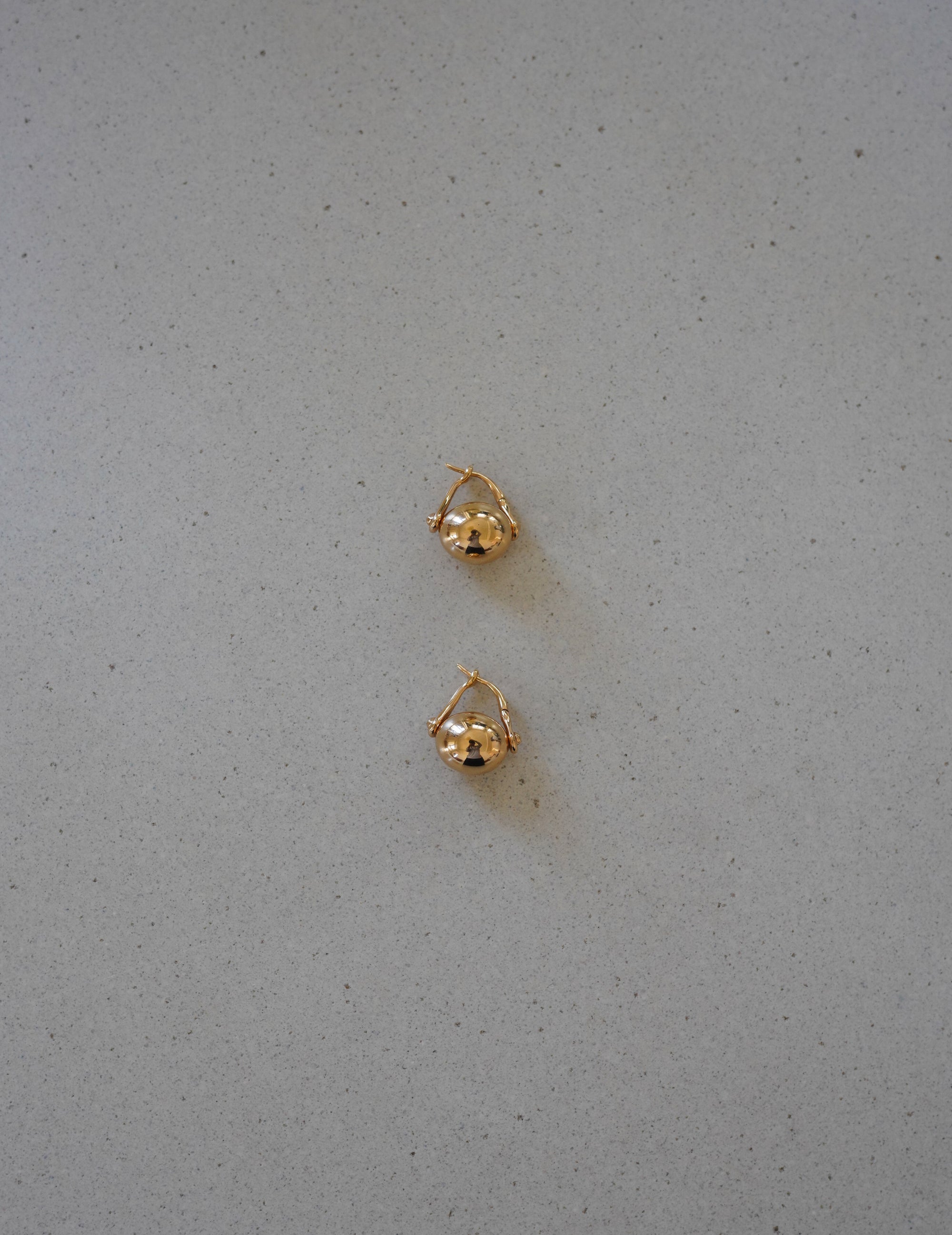 Ellipse Earrings Gold - Gold