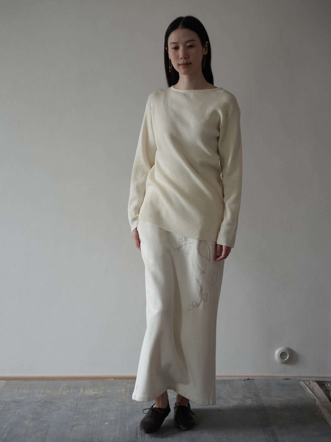 The UNSHRINKABLE WOOL KASHIGU Rib Top