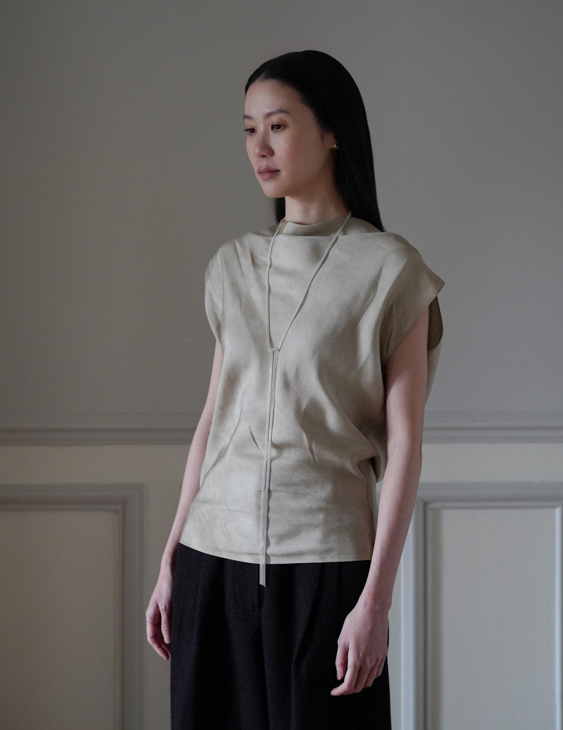 MAGGOOSH | ALTAR SCARF Necklace・Silver