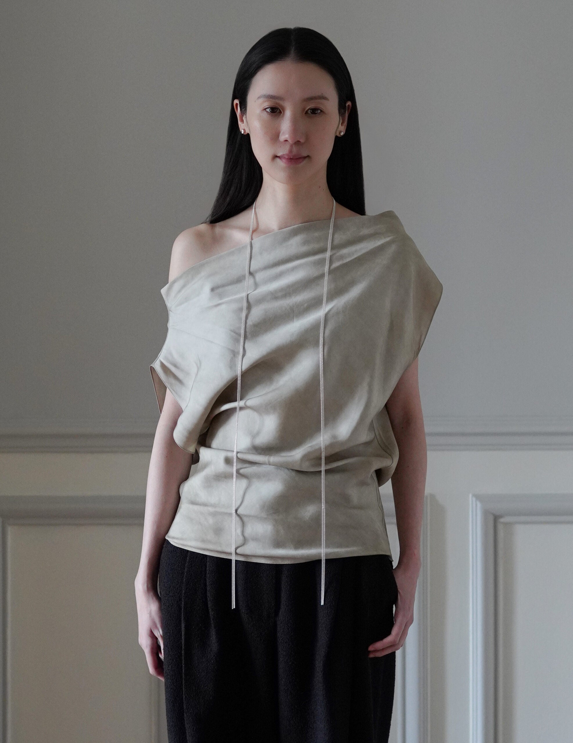 MAGGOOSH | ALTAR SCARF Necklace・Silver