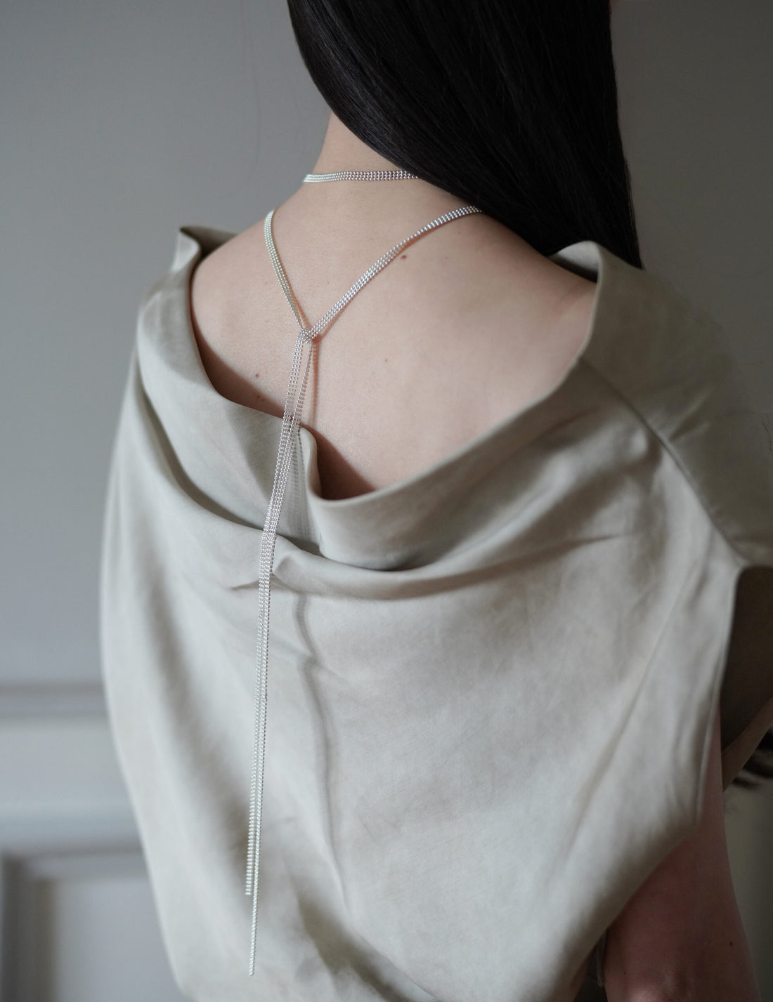 MAGGOOSH | ALTAR SCARF Necklace・Silver