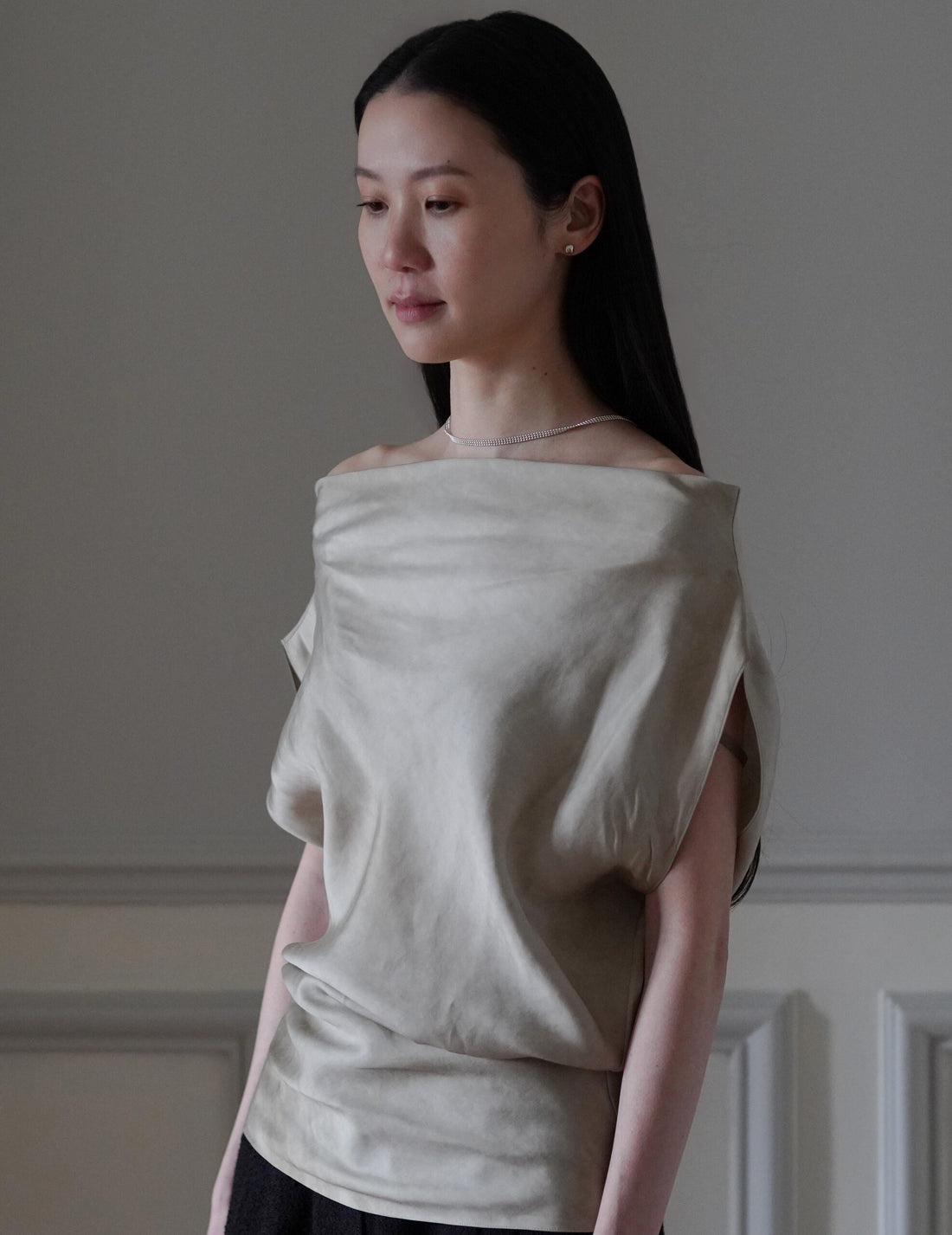 MAGGOOSH | ALTAR SCARF Necklace・Silver