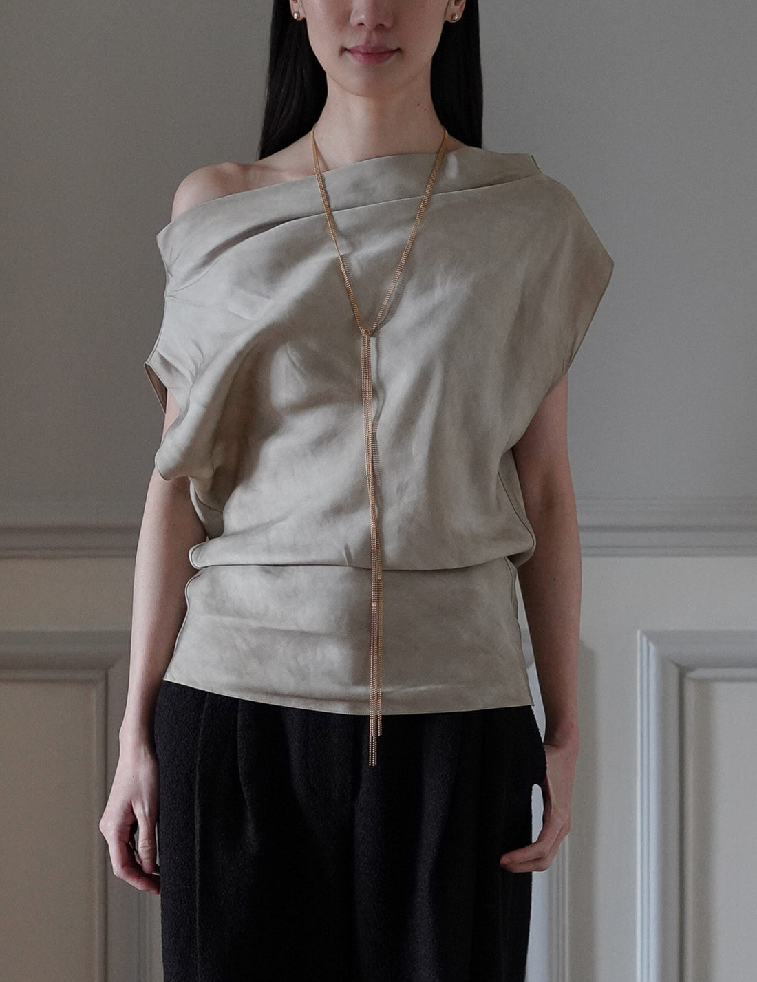 MAGGOOSH | ALTAR SCARF Necklace・ Gold