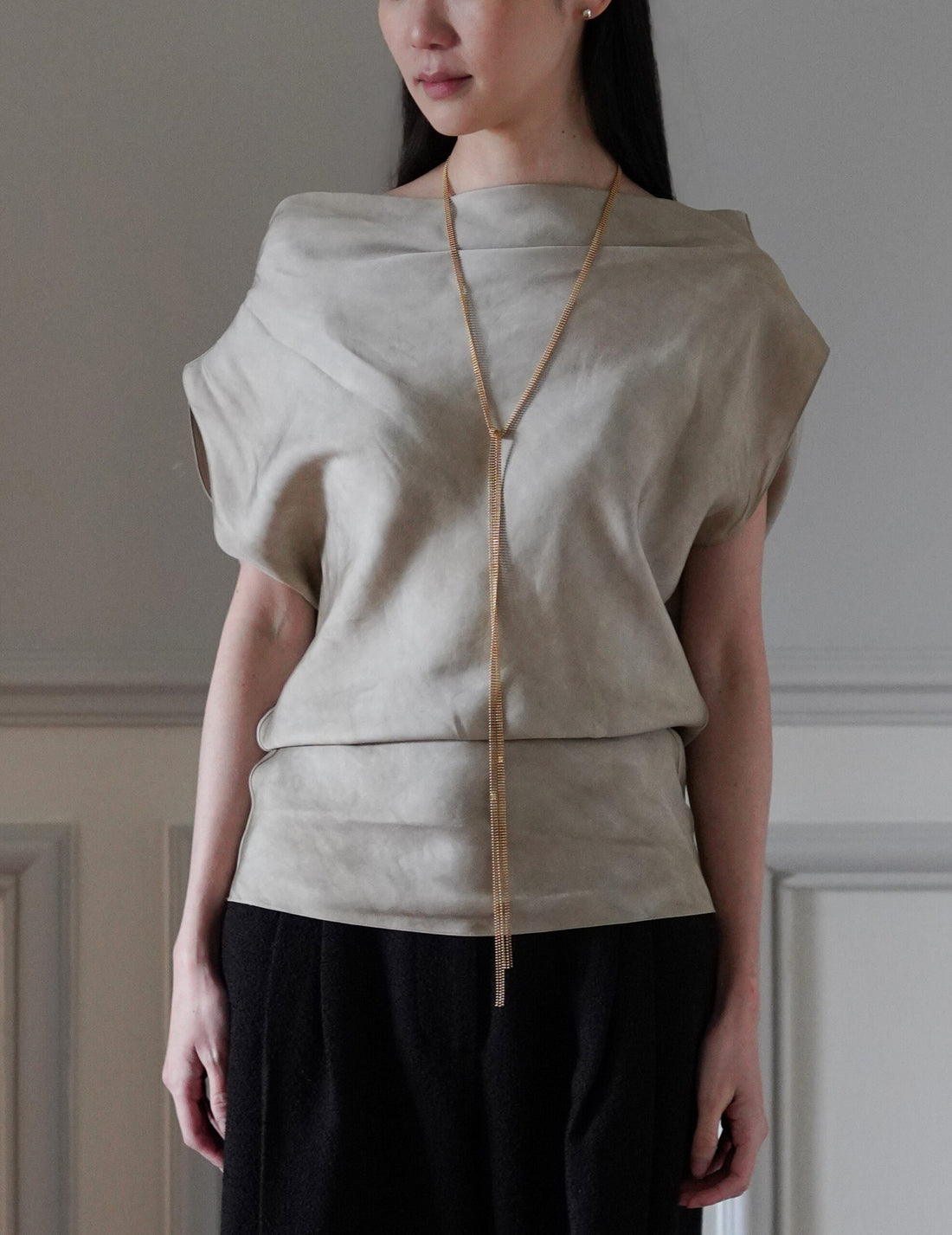 MAGGOOSH | ALTAR SCARF Necklace・ Gold