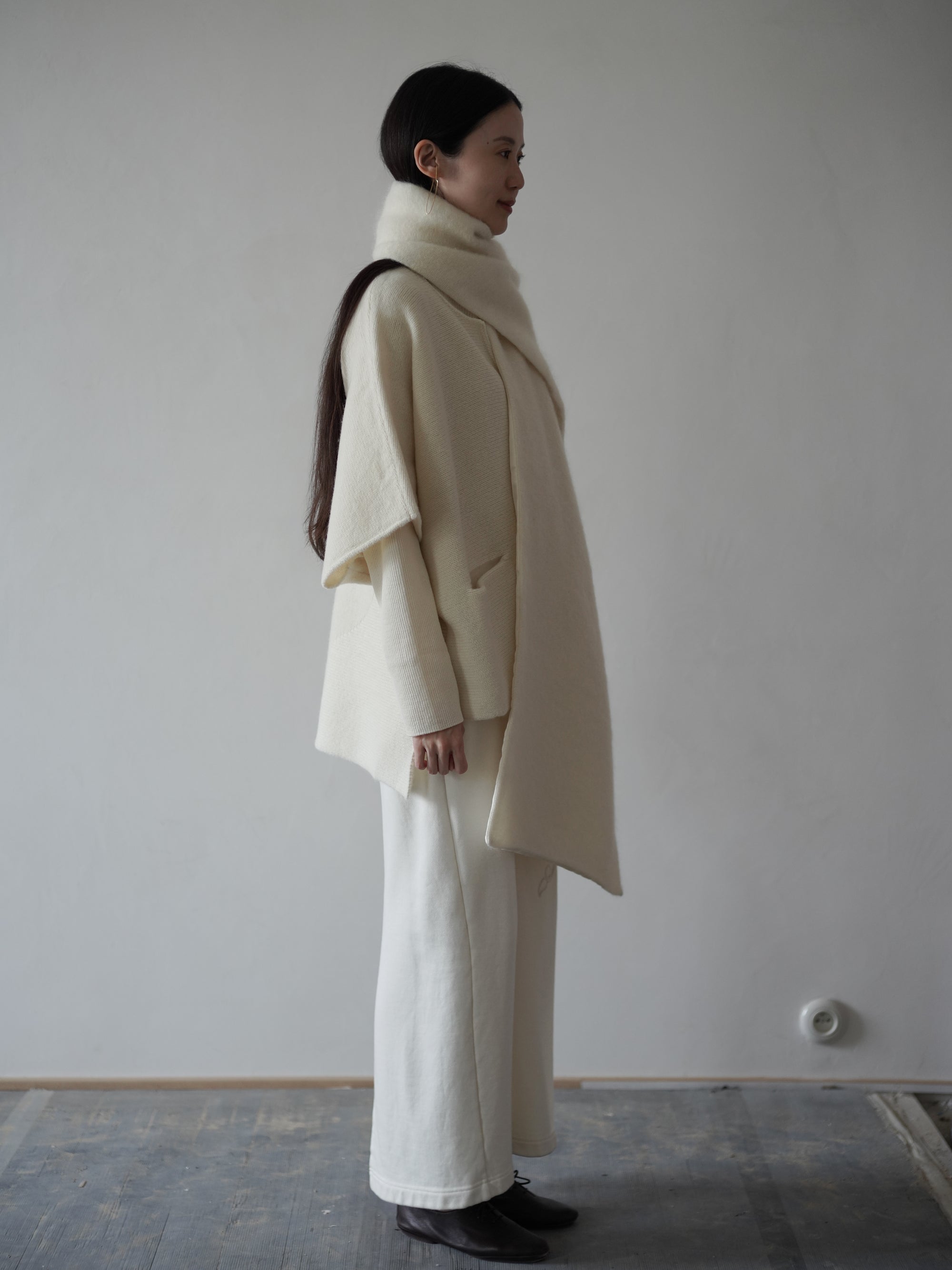 Wool Mohair Stole・Ecru