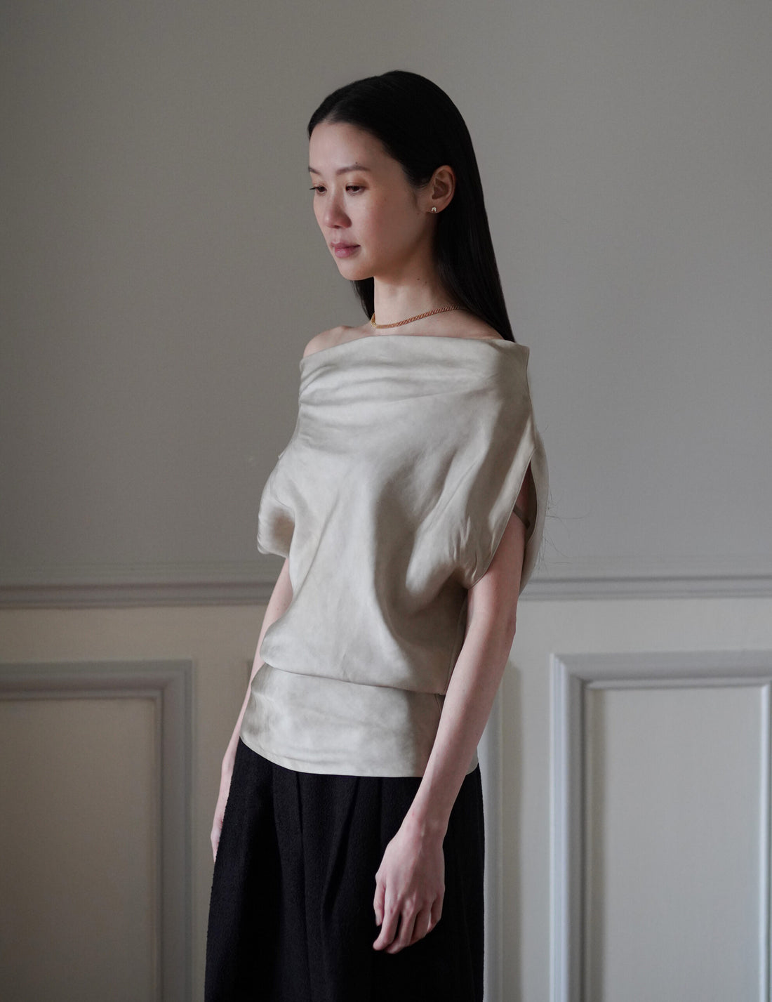 MAGGOOSH | ALTAR SCARF Necklace・ Gold