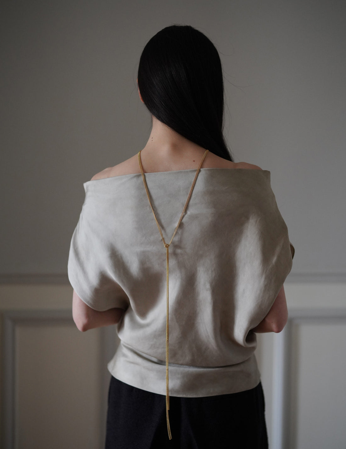 MAGGOOSH | ALTAR SCARF Necklace・ Gold