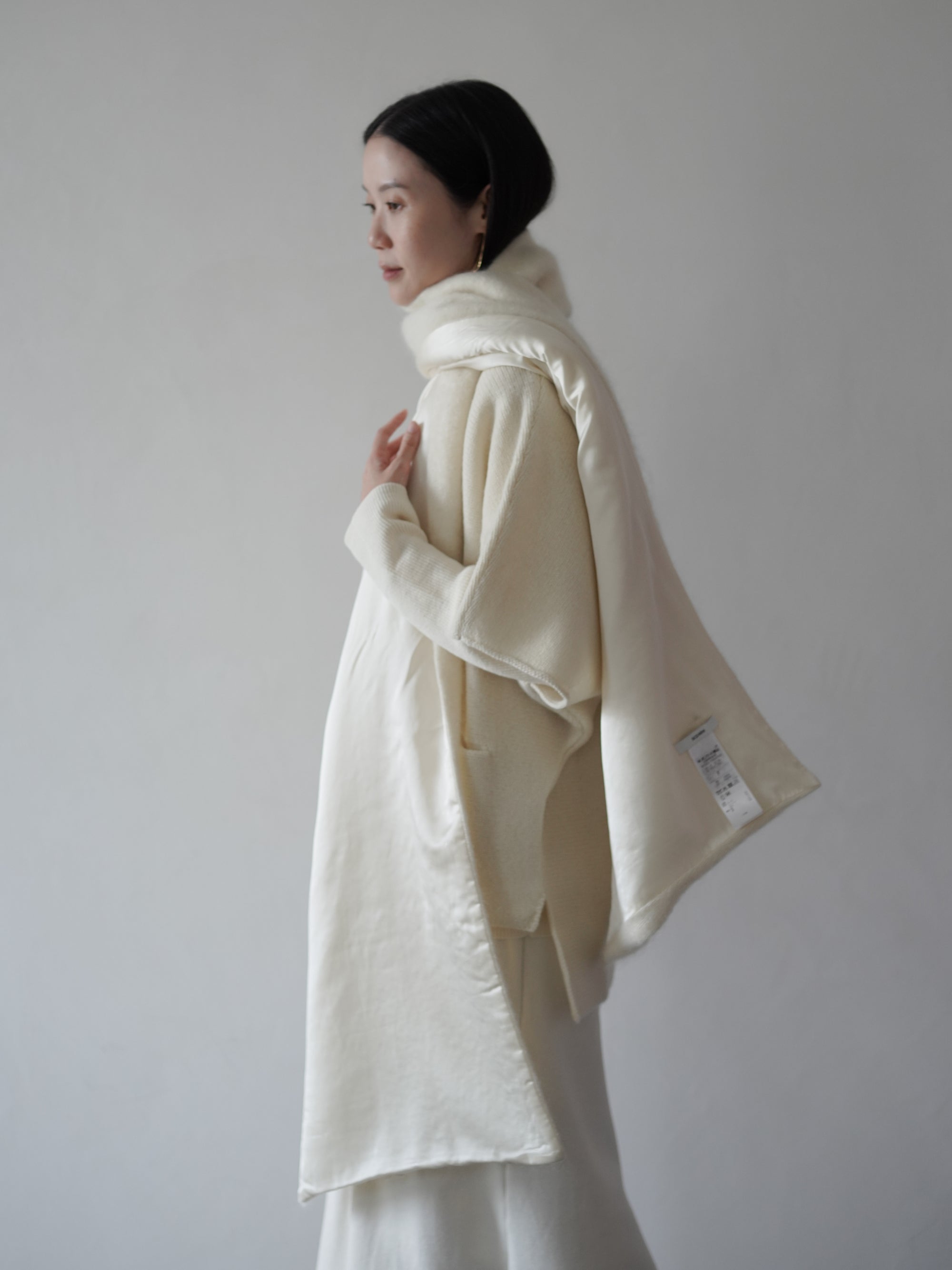Wool Mohair Stole・Ecru