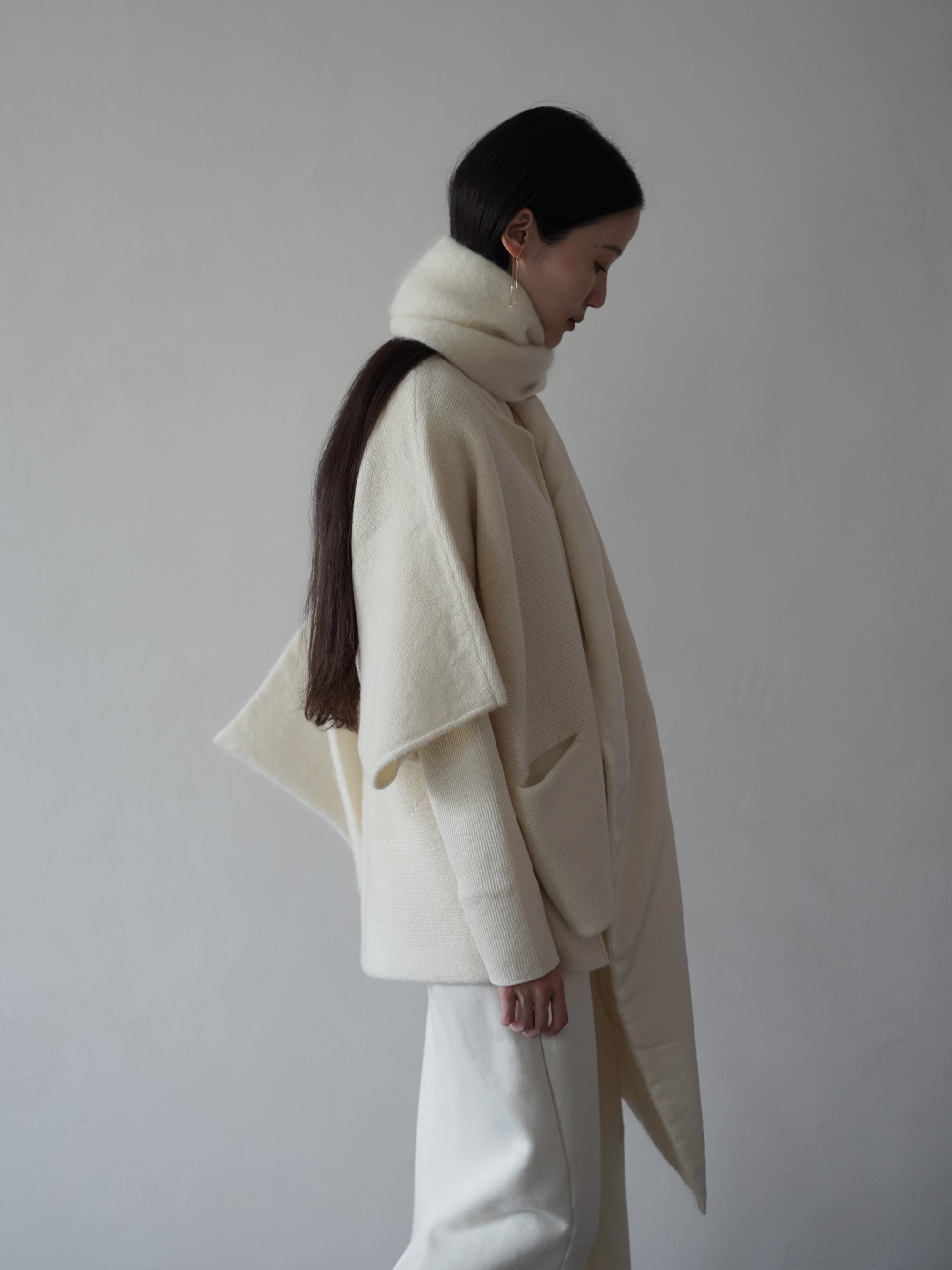 Wool Mohair Stole・Ecru