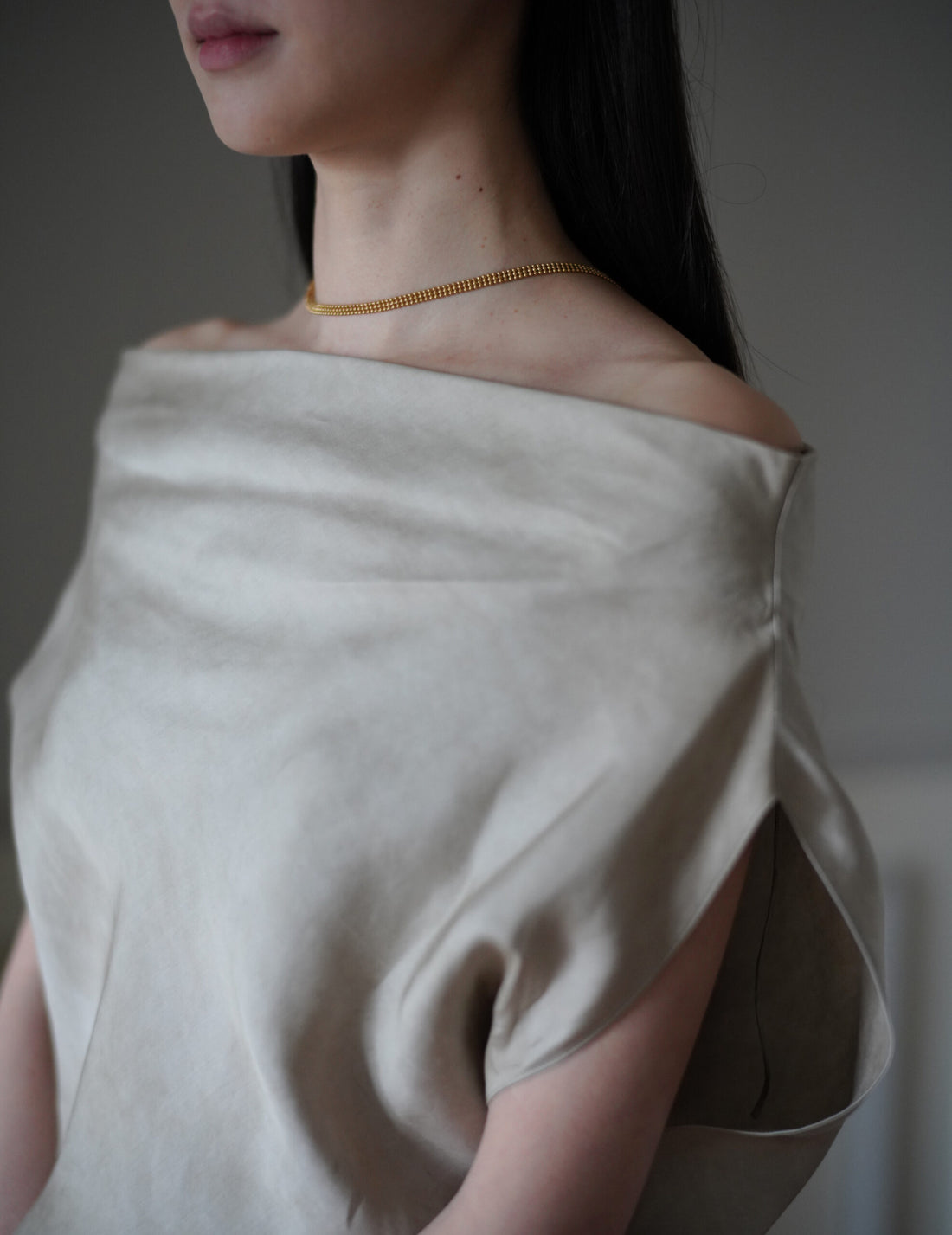 MAGGOOSH | ALTAR SCARF Necklace・ Gold