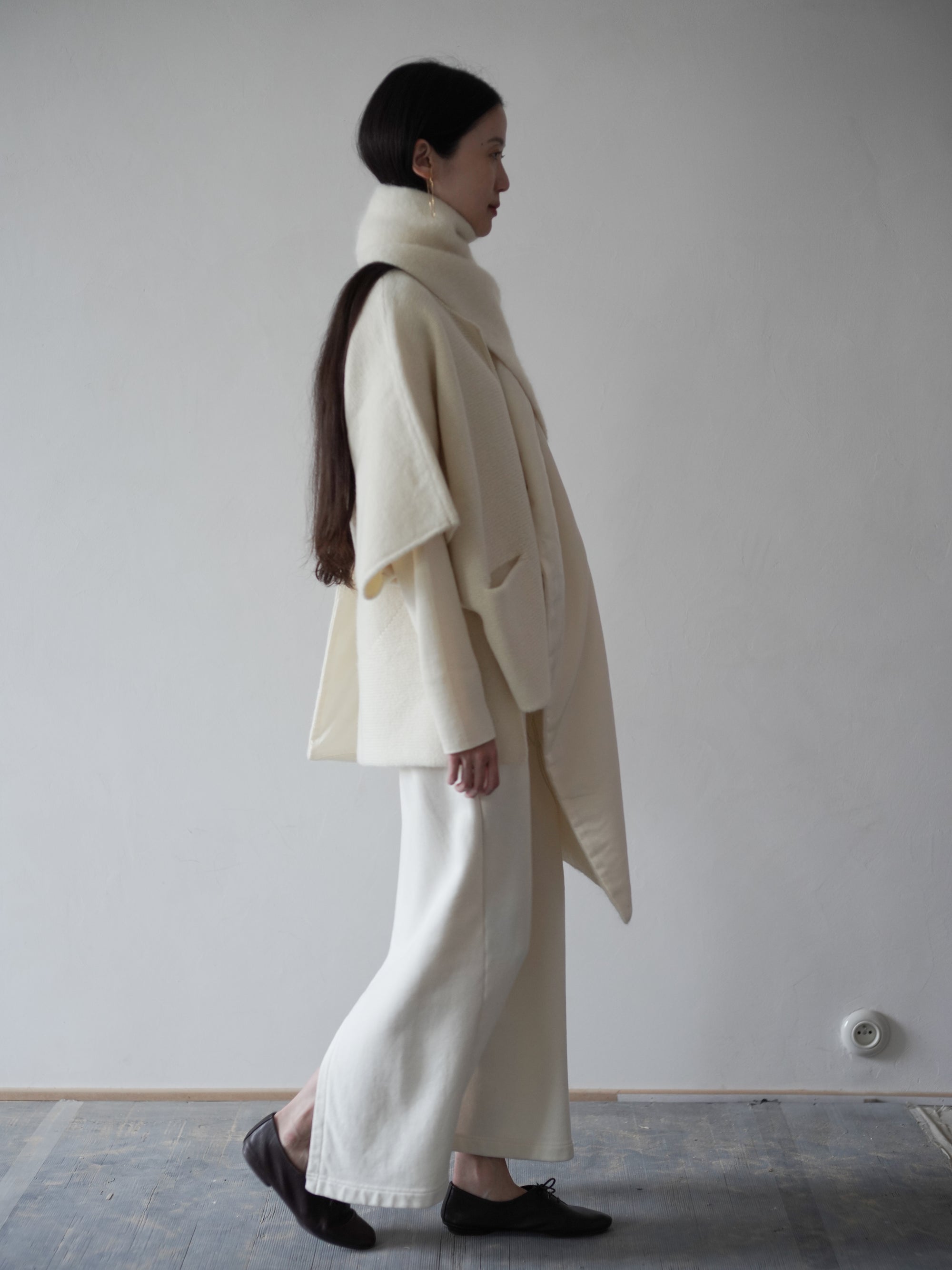 Wool Mohair Stole・Ecru