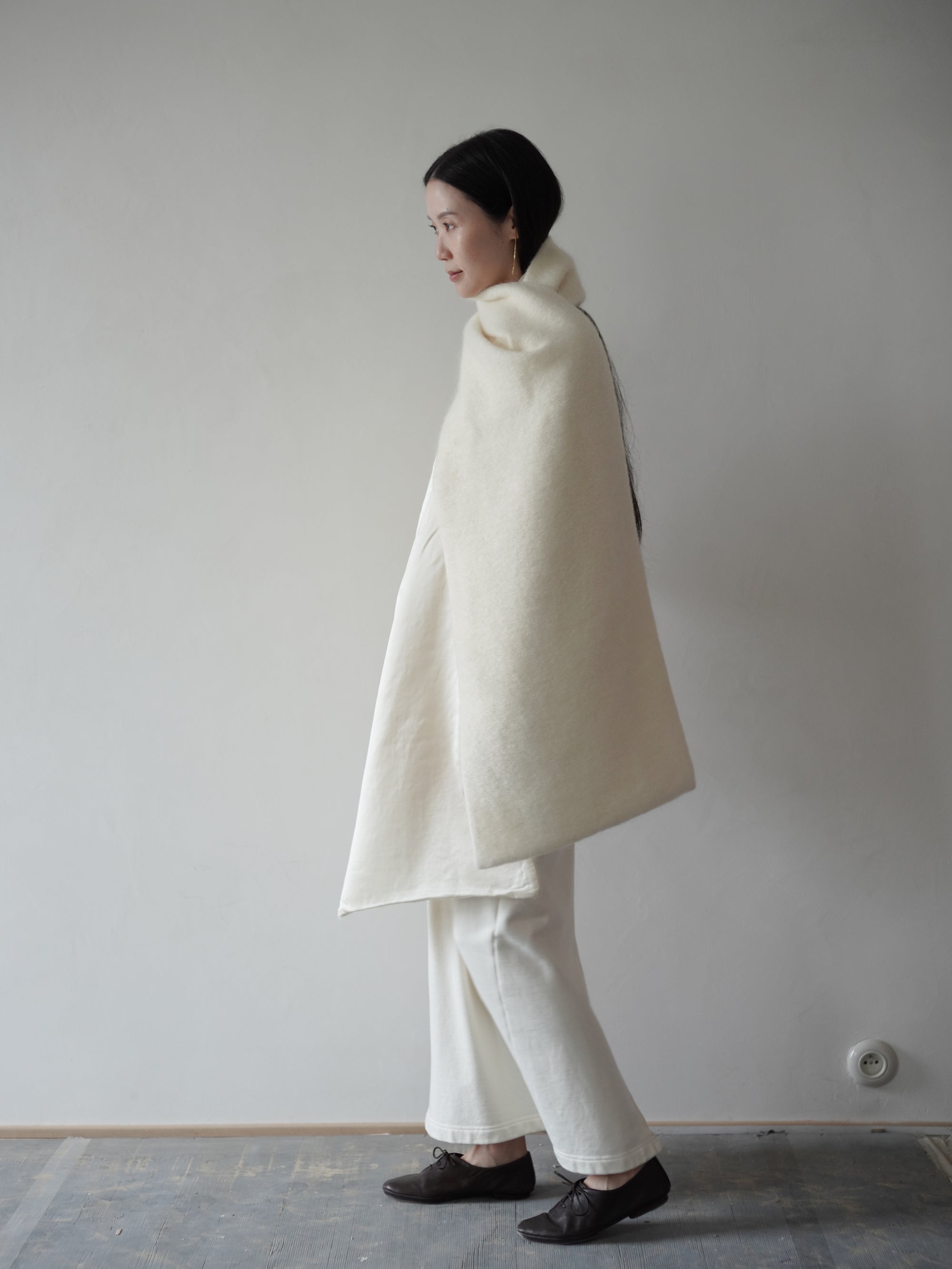 Wool Mohair Stole・Ecru