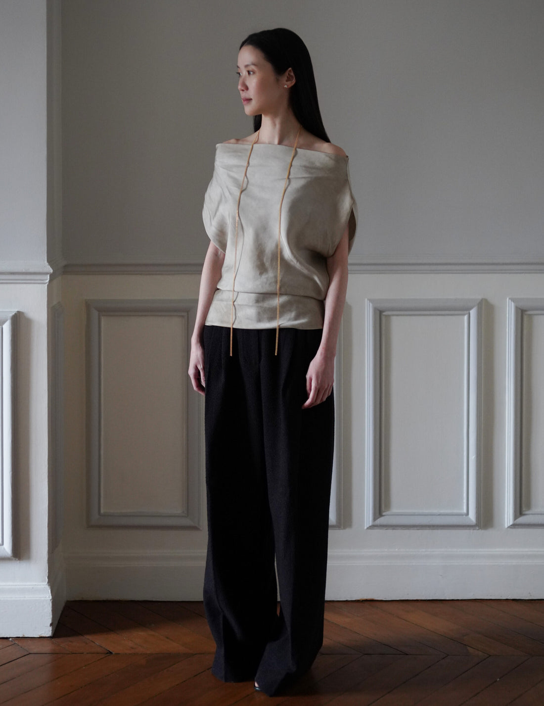 MAGGOOSH | ALTAR SCARF Necklace・ Gold