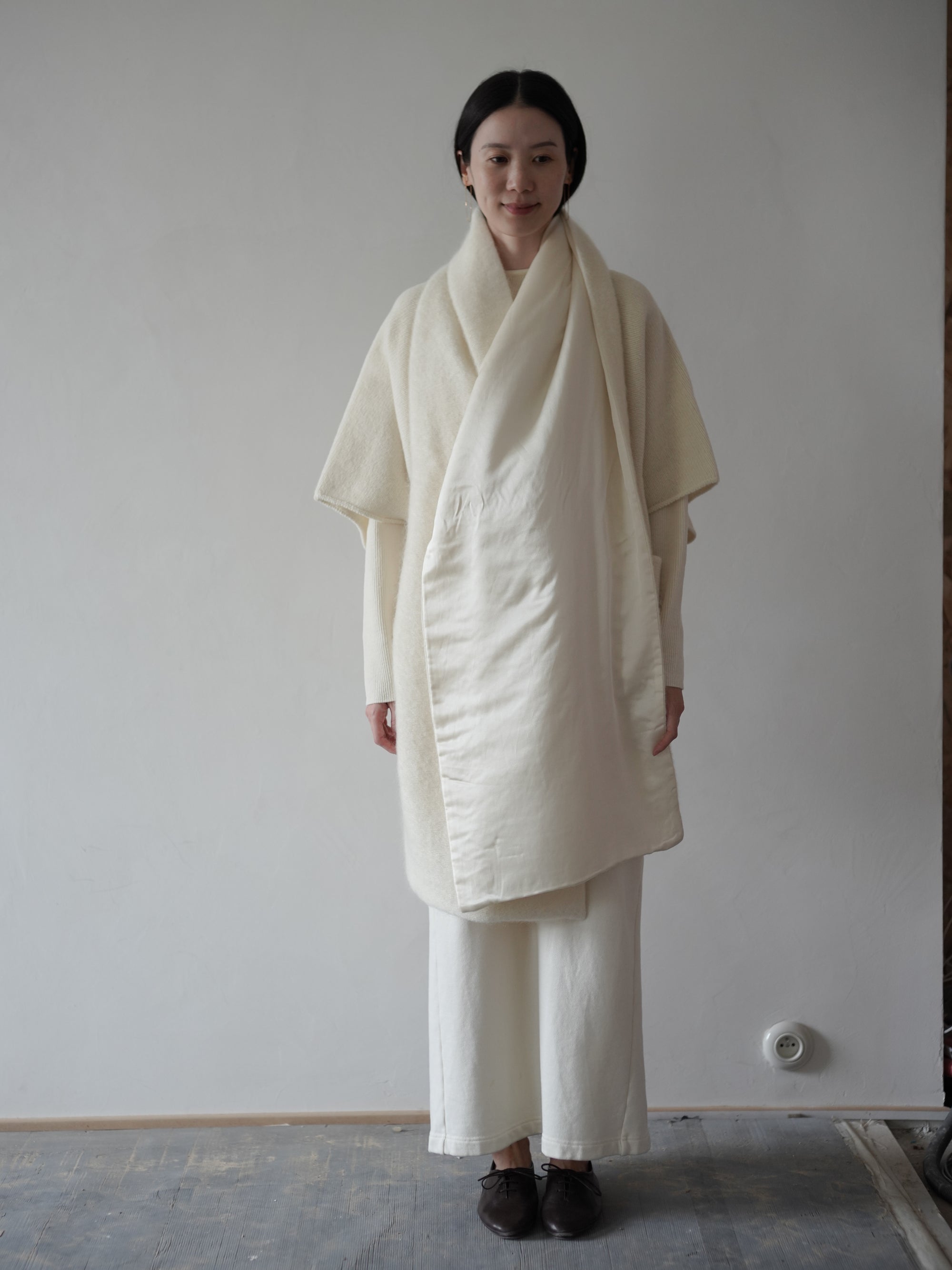 Wool Mohair Stole・Ecru