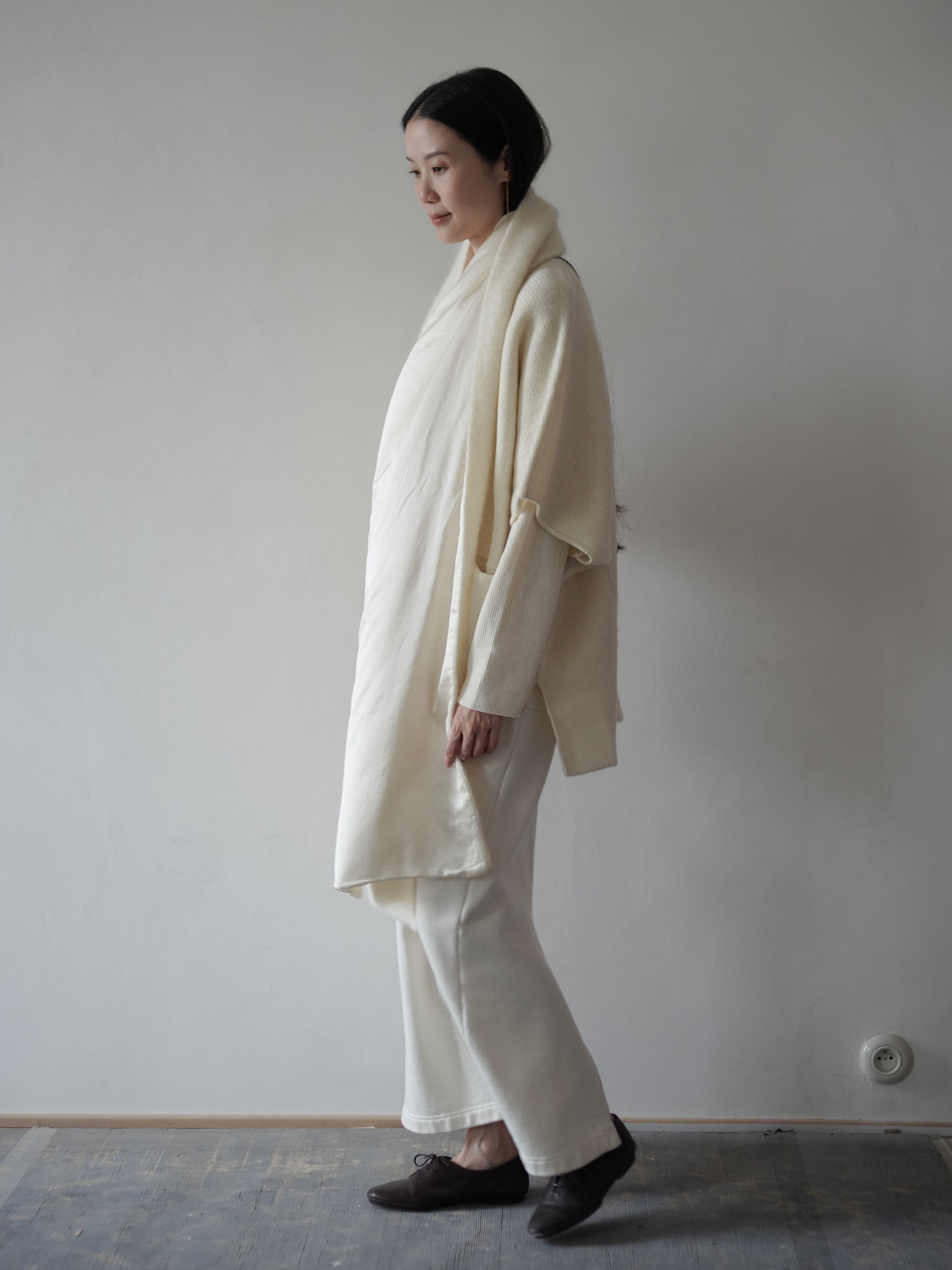Wool Mohair Stole・Ecru