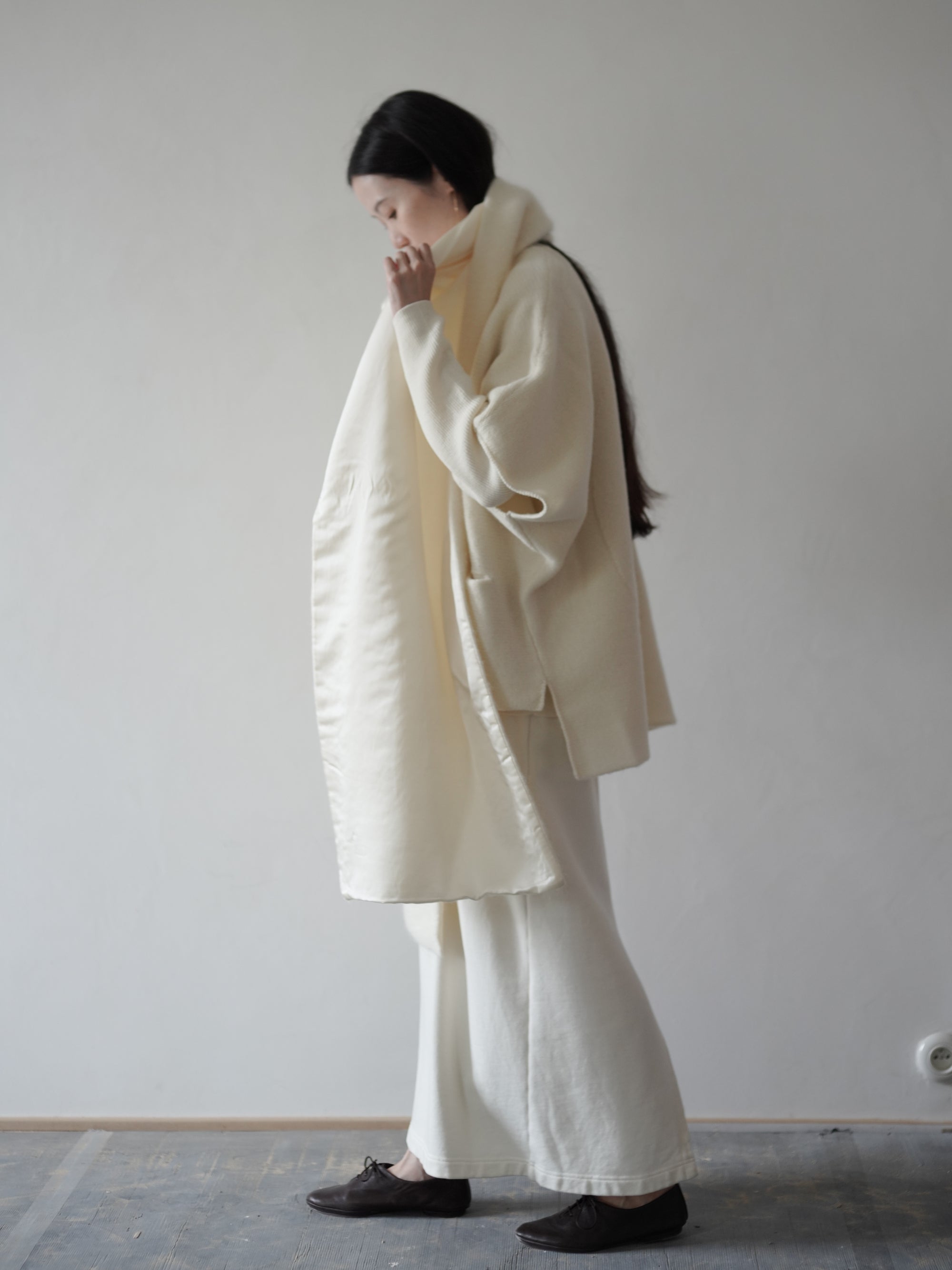 Wool Mohair Stole・Ecru