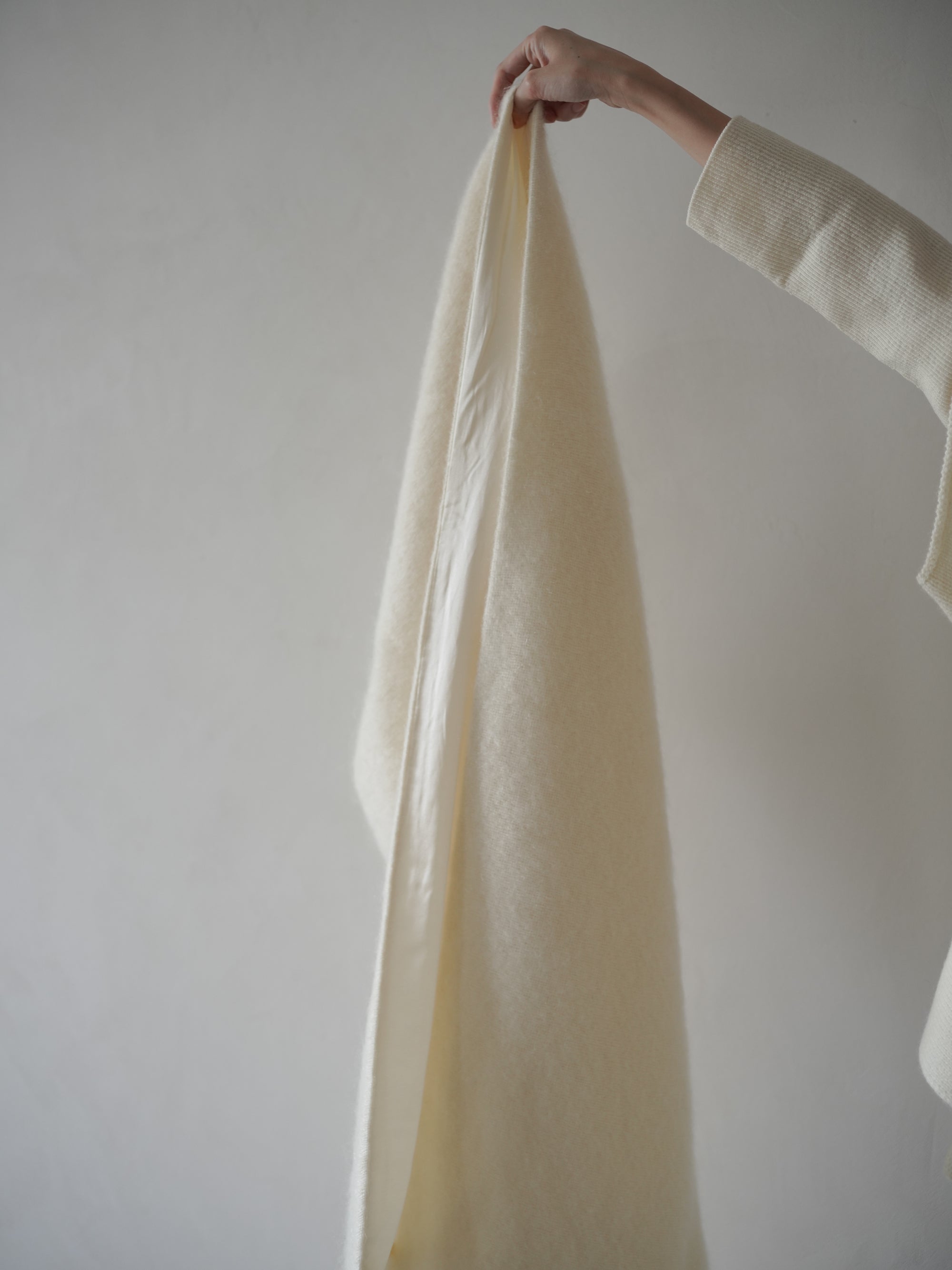Wool Mohair Stole・Ecru