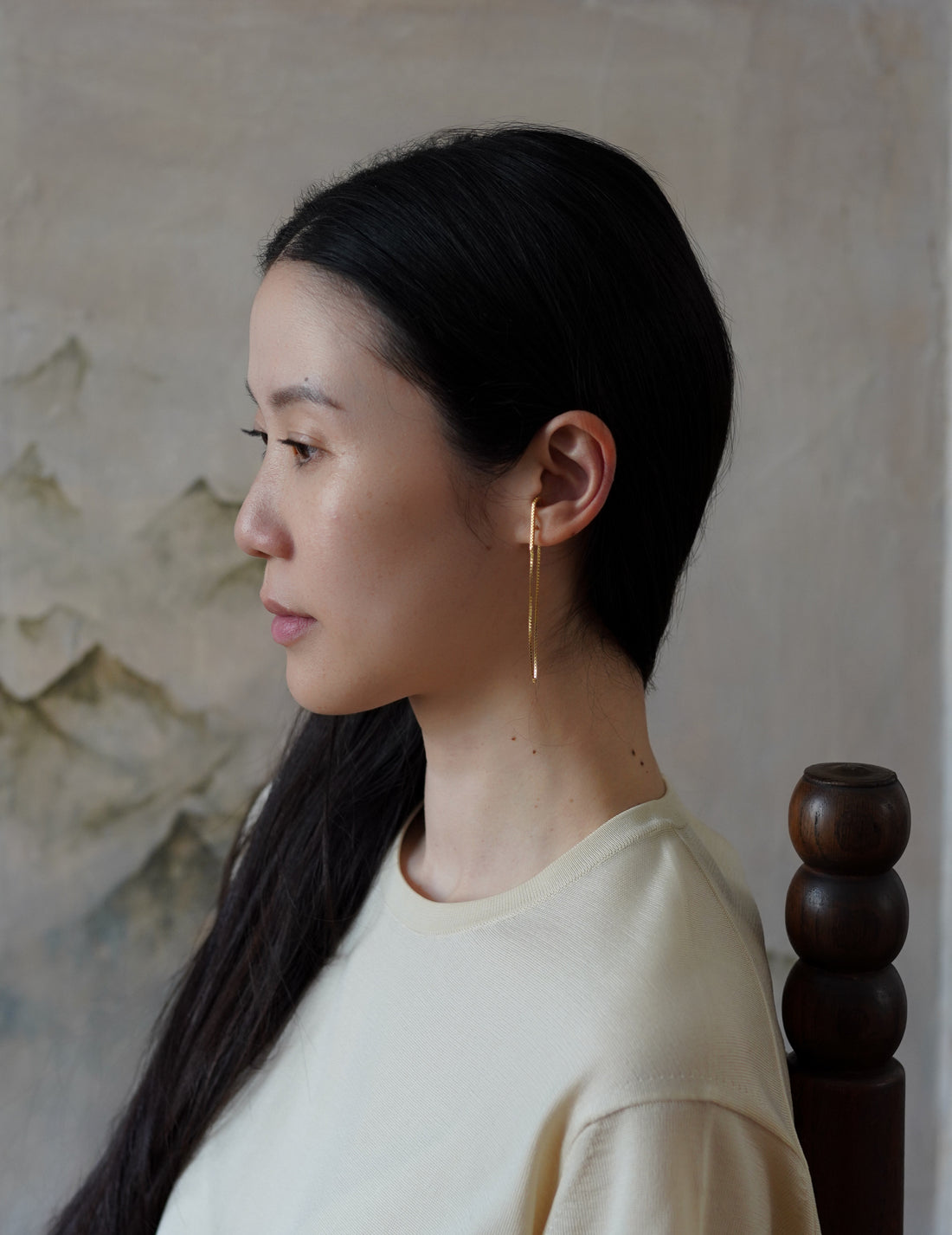 MAGGOOSH | DROP CUFF EARRING - Gold