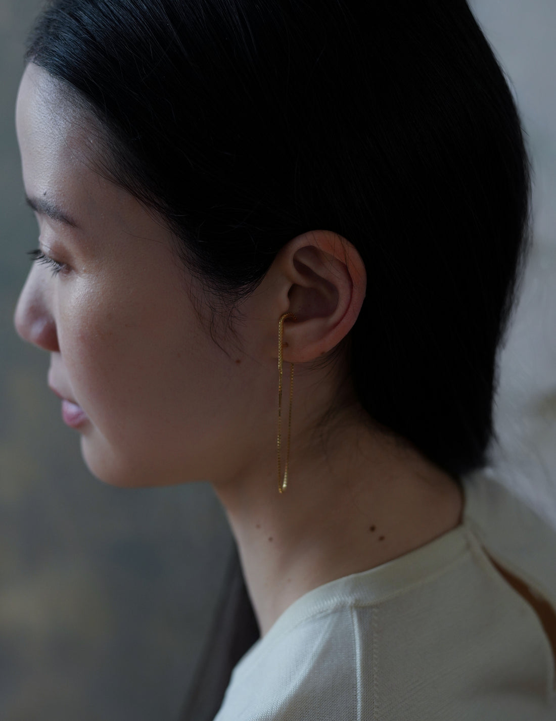 MAGGOOSH | DROP CUFF EARRING - Gold