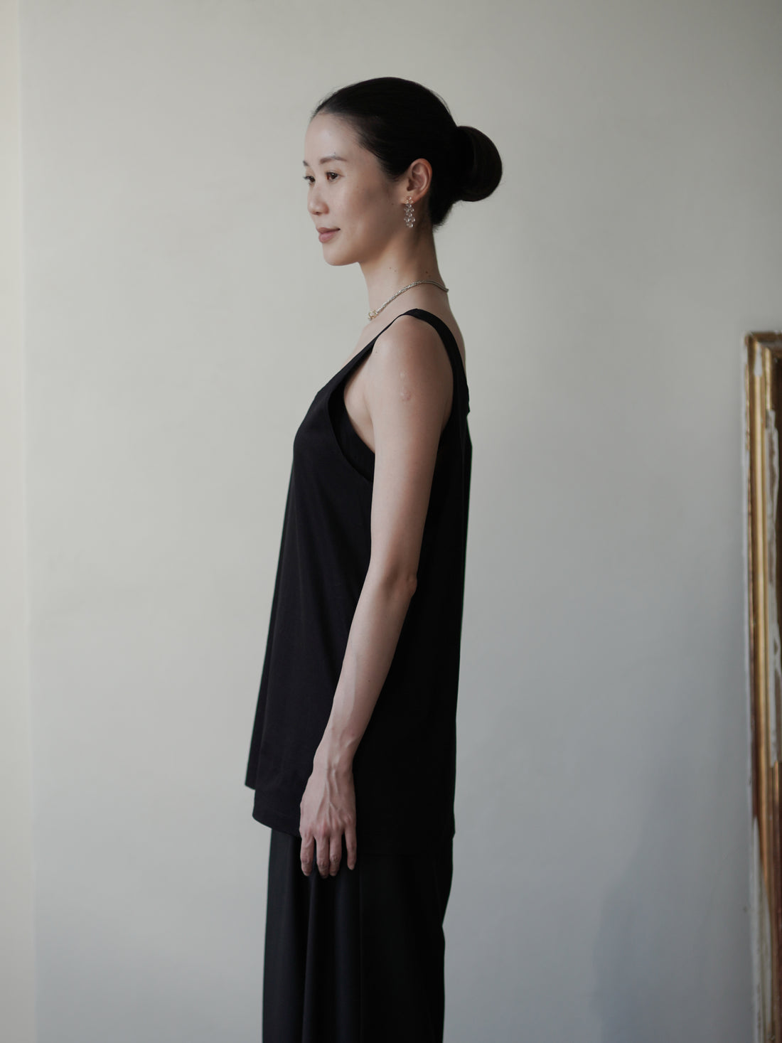 Orielle Silk Organza Blouse Set・Black
