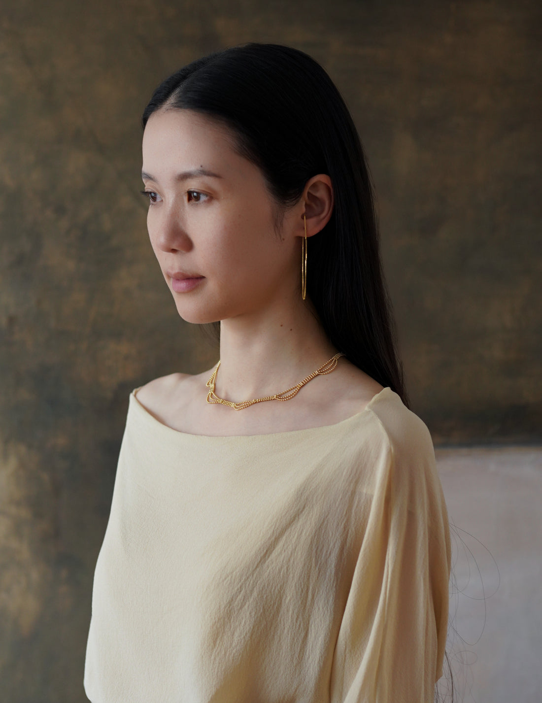 MAGGOOSH | DROP CUFF EARRING - Gold