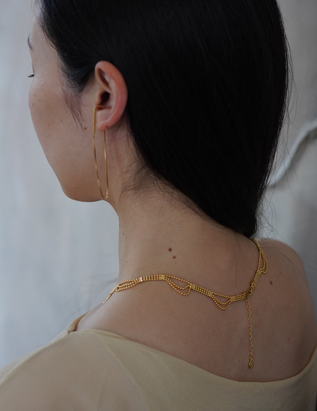 MAGGOOSH | DROP CUFF EARRING - Gold