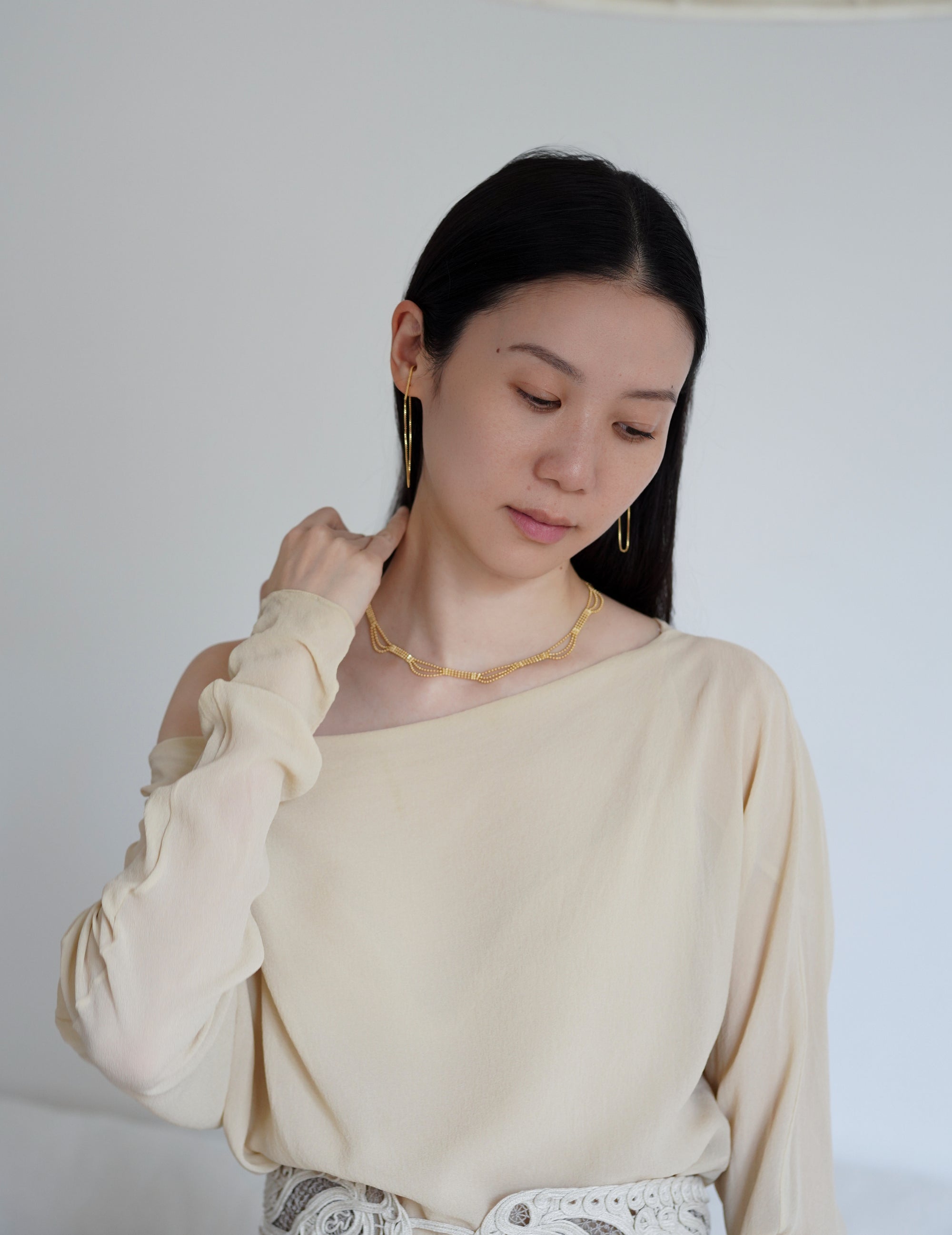 DROP CUFF EARRING - Gold