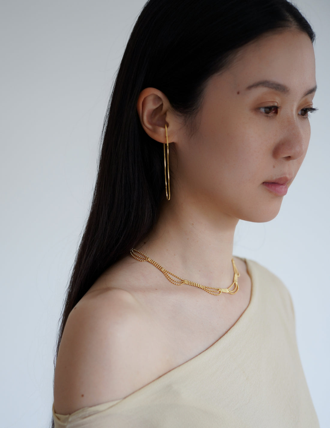 MAGGOOSH | DROP CUFF EARRING - Gold