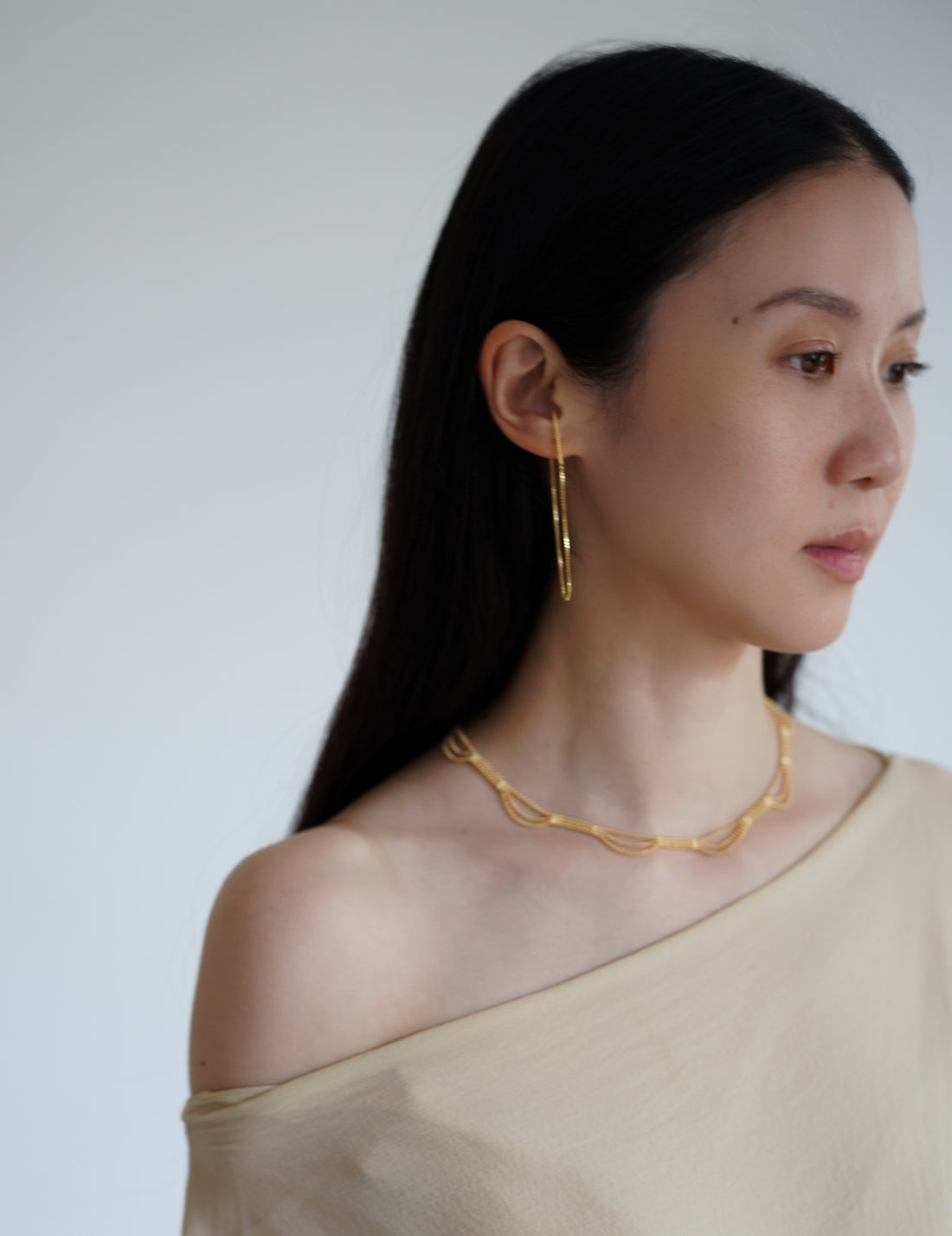 MAGGOOSH | DROP CUFF EARRING - Gold