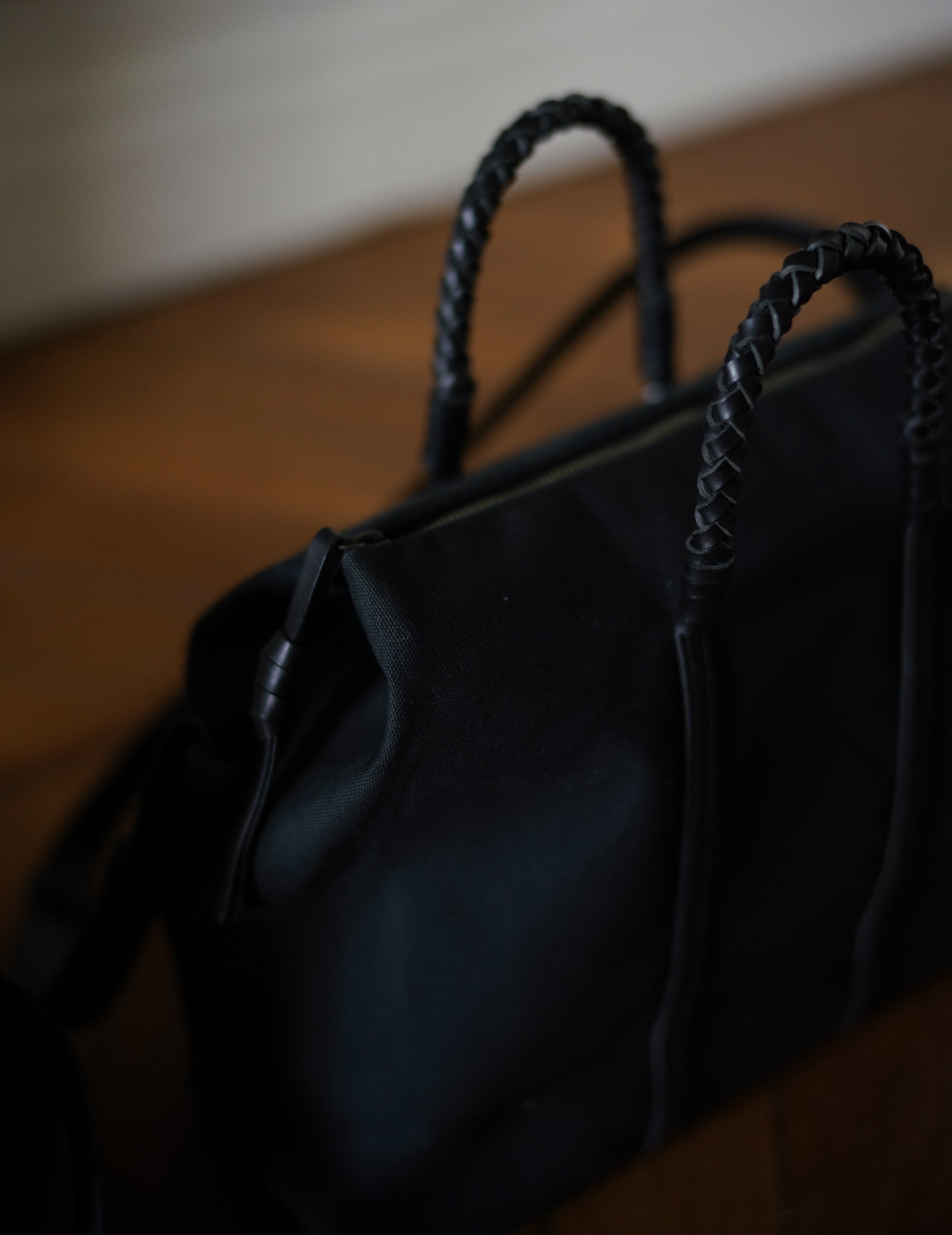 Woven Duffel Bag．Black-#35