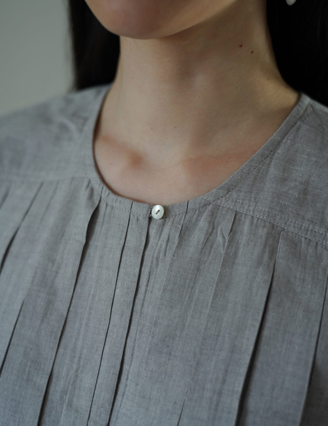 KHADI & CO | VENTOUX Twill Cotton Dress・Moka (Lavender Tone)