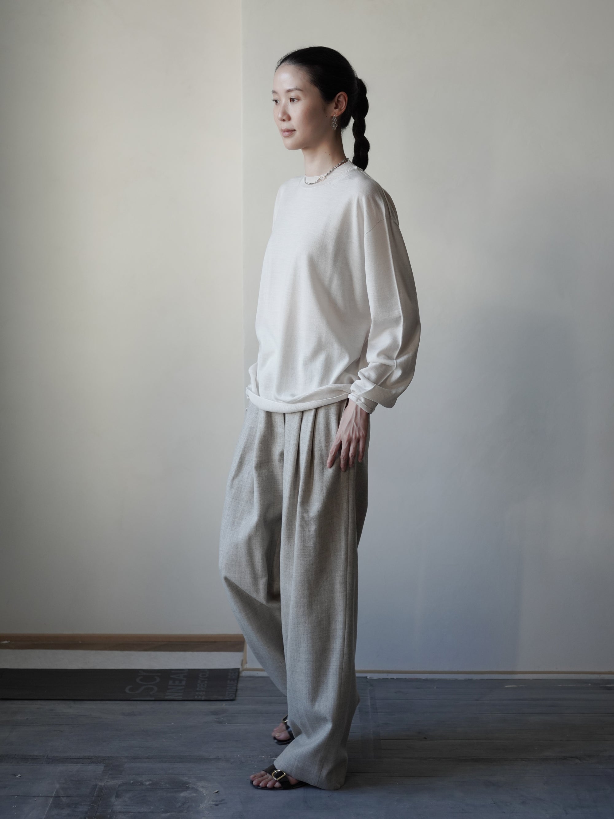 Mila Wool Gurkha Trousers・Ivory