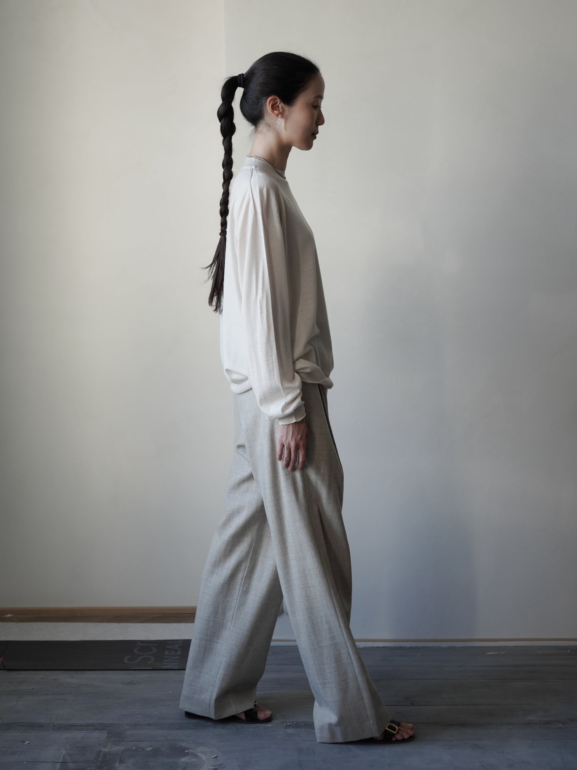 Mila Wool Gurkha Trousers・Ivory