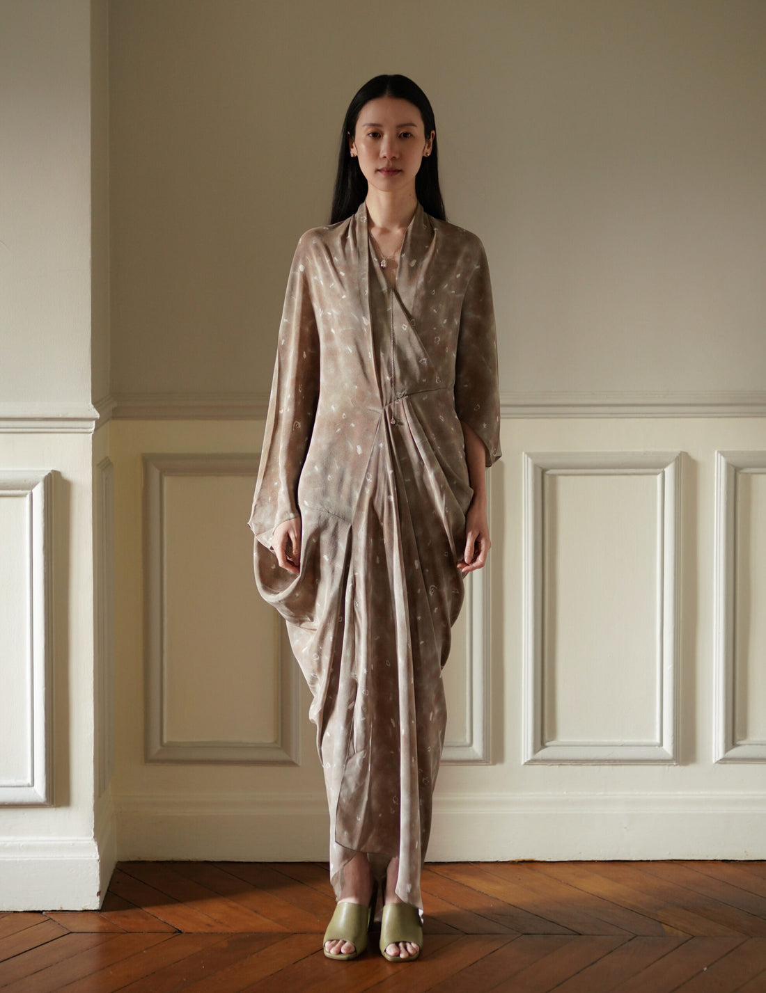 CORTANA | Mayu Ayaz Print Organic Silk Dress