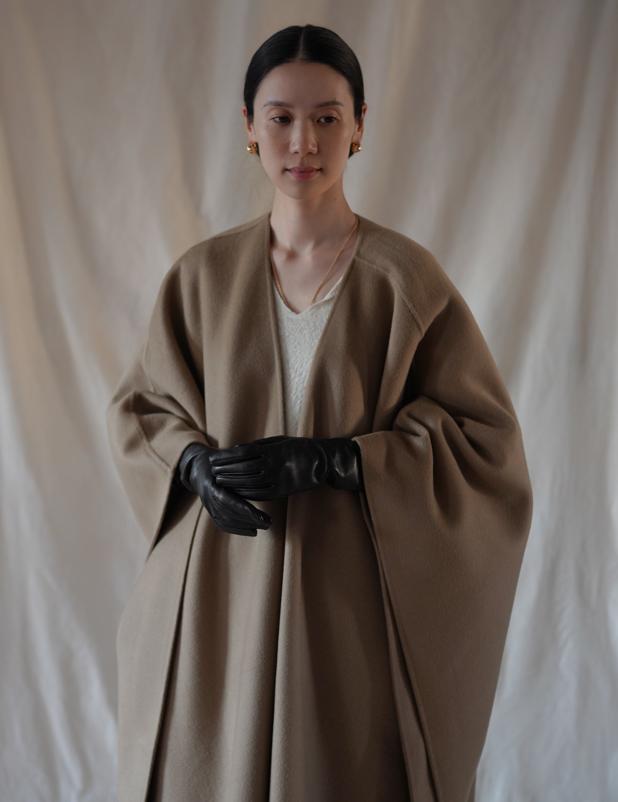 Connie Long Gloves - BLACK