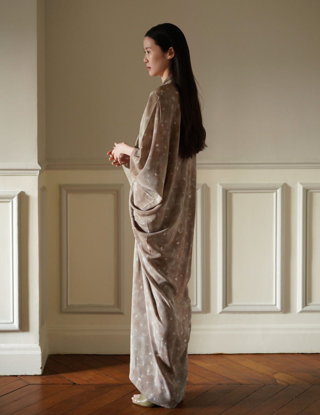 CORTANA | Mayu Ayaz Print Organic Silk Dress