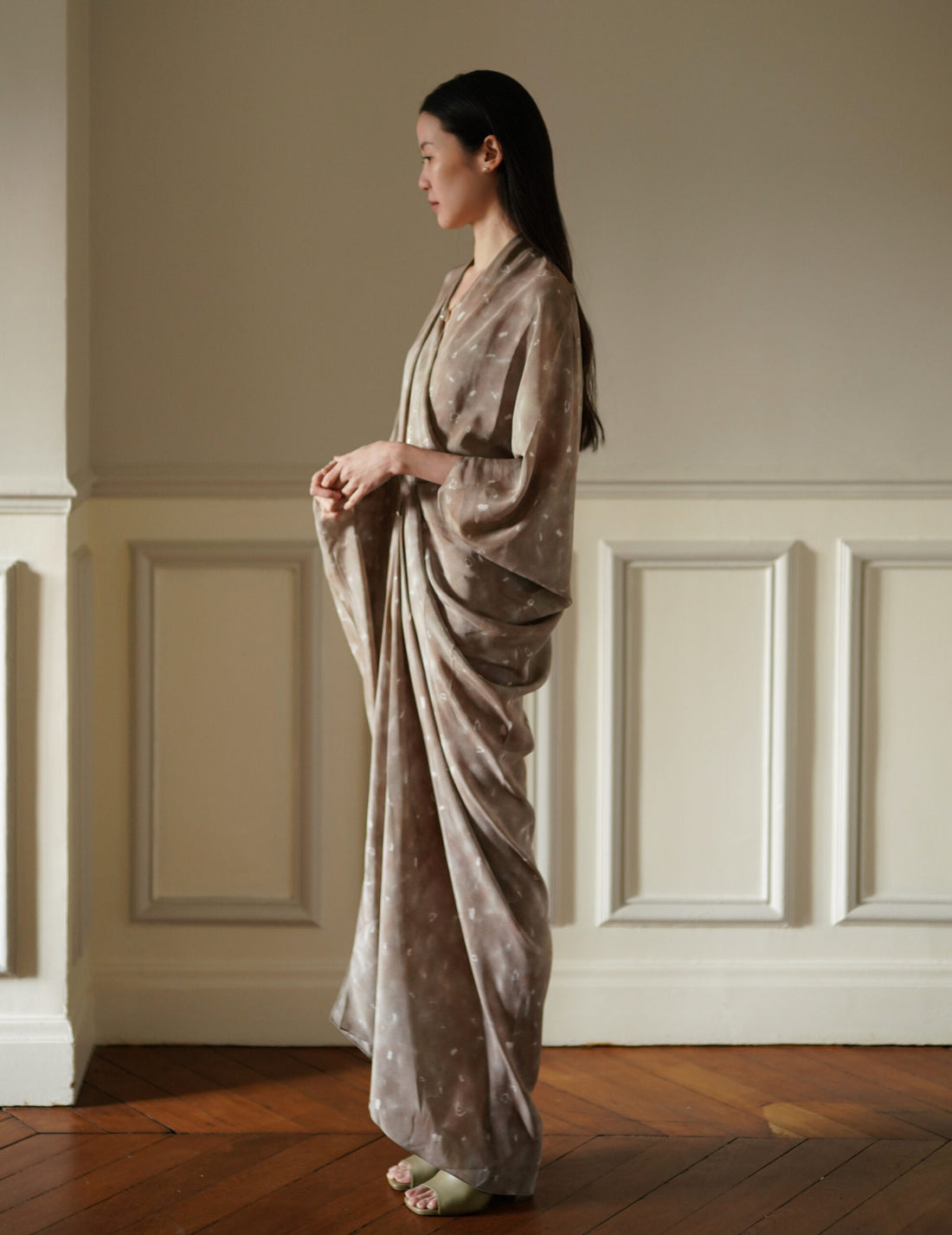 CORTANA | Mayu Ayaz Print Organic Silk Dress
