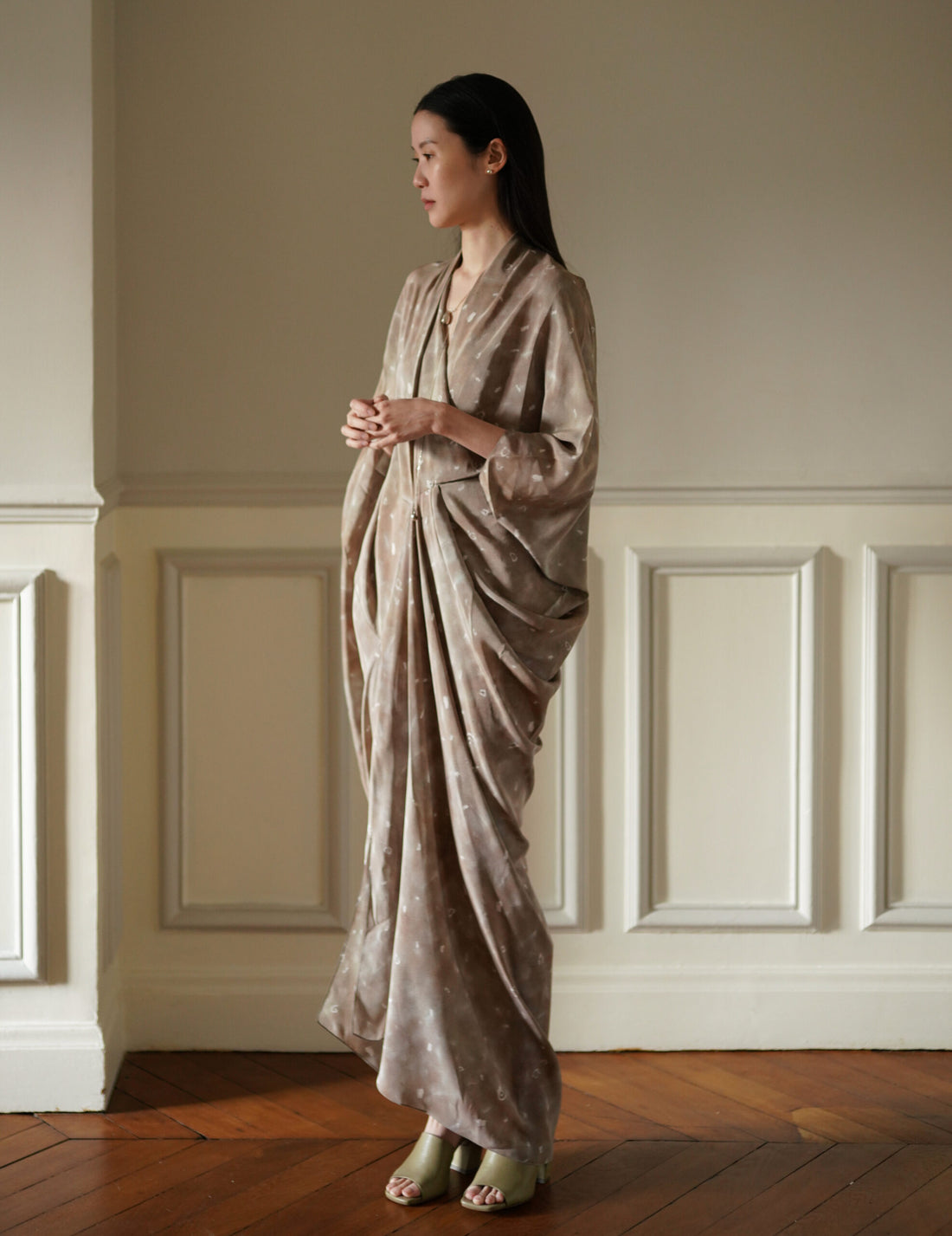 CORTANA | Mayu Ayaz Print Organic Silk Dress