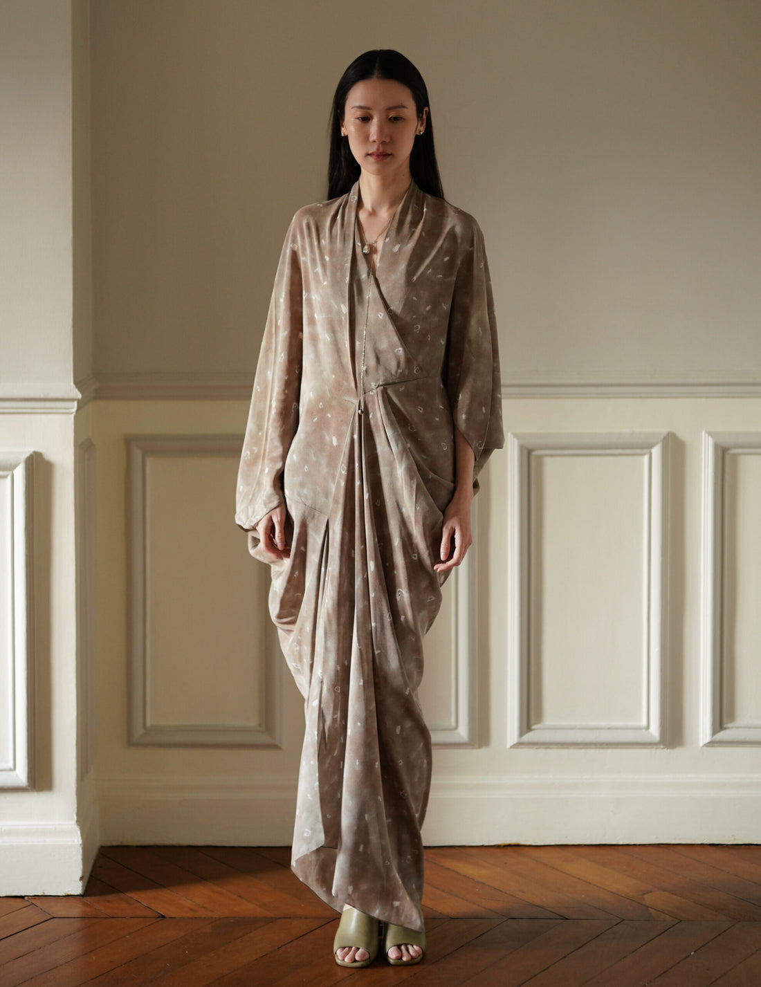 CORTANA | Mayu Ayaz Print Organic Silk Dress